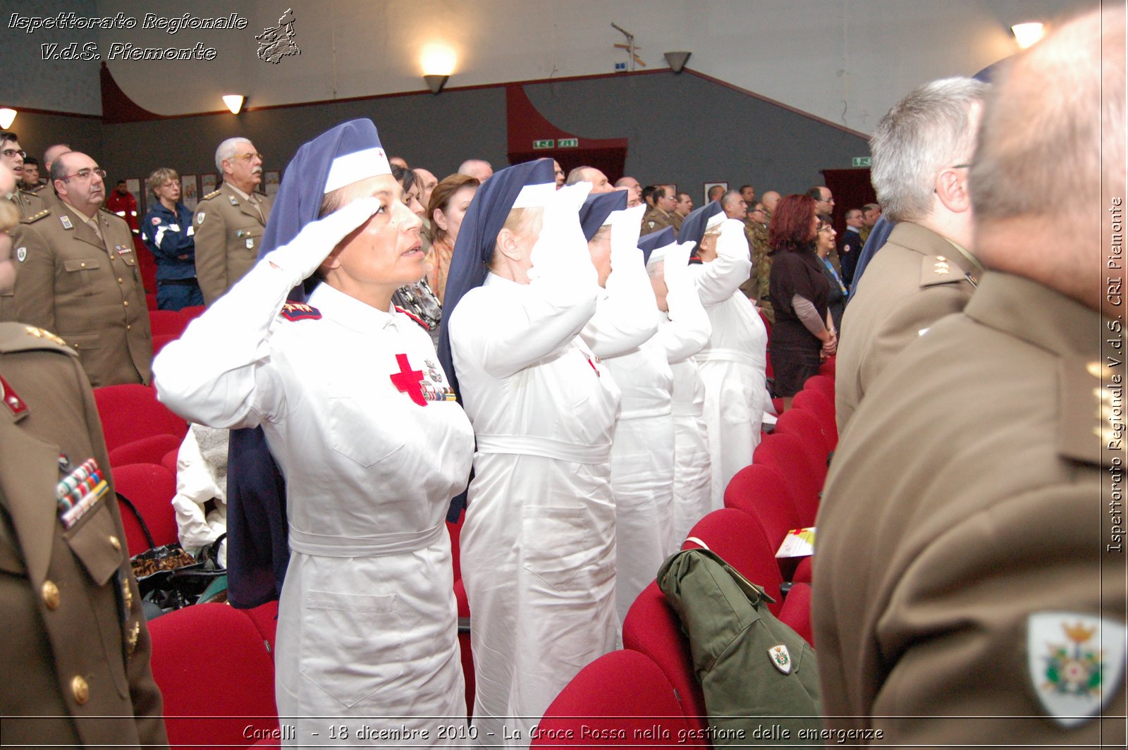 Canelli  - 18 dicembre 2010 - La Croce Rossa nella gestione delle emergenze -  Croce Rossa Italiana - Ispettorato Regionale Volontari del Soccorso Piemonte