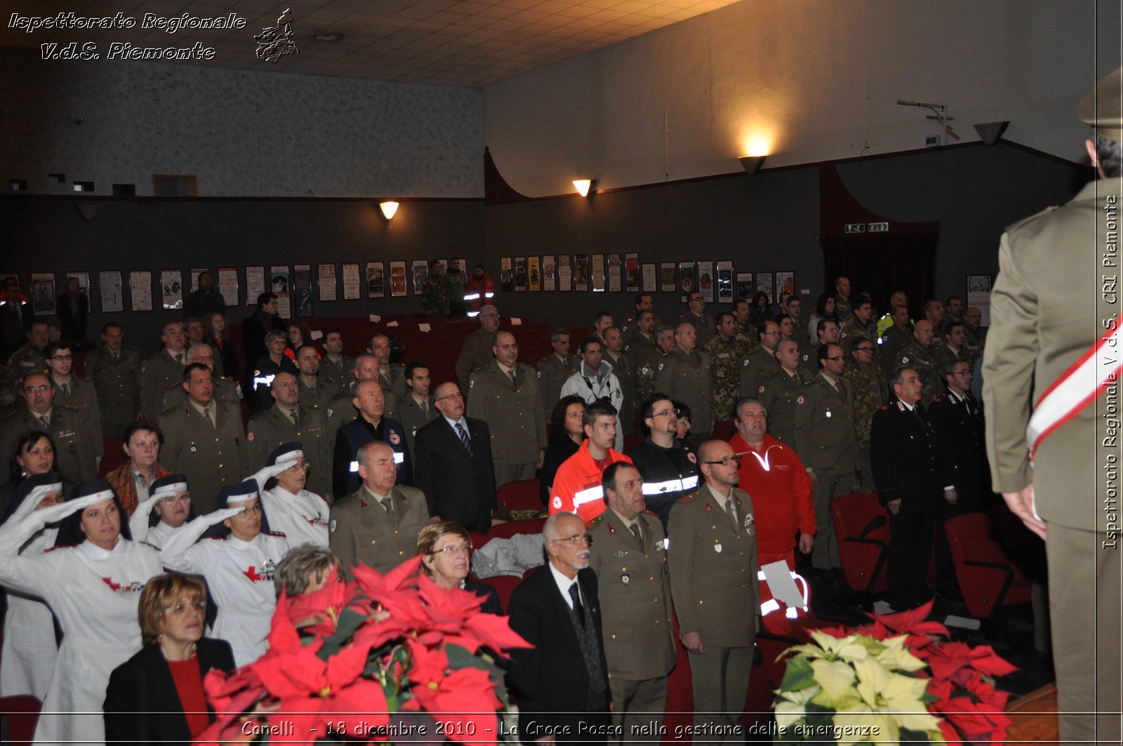 Canelli  - 18 dicembre 2010 - La Croce Rossa nella gestione delle emergenze -  Croce Rossa Italiana - Ispettorato Regionale Volontari del Soccorso Piemonte