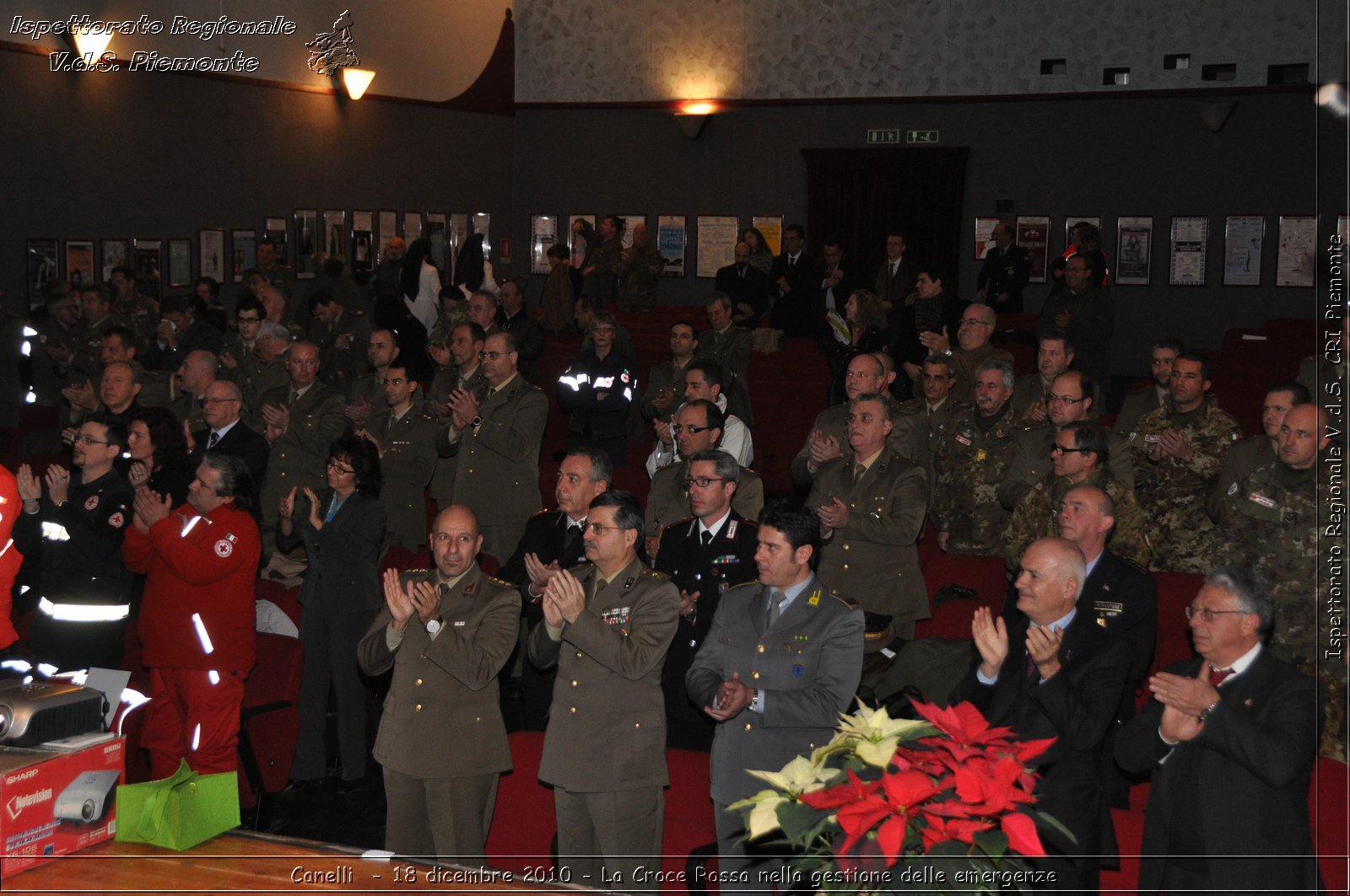 Canelli  - 18 dicembre 2010 - La Croce Rossa nella gestione delle emergenze -  Croce Rossa Italiana - Ispettorato Regionale Volontari del Soccorso Piemonte