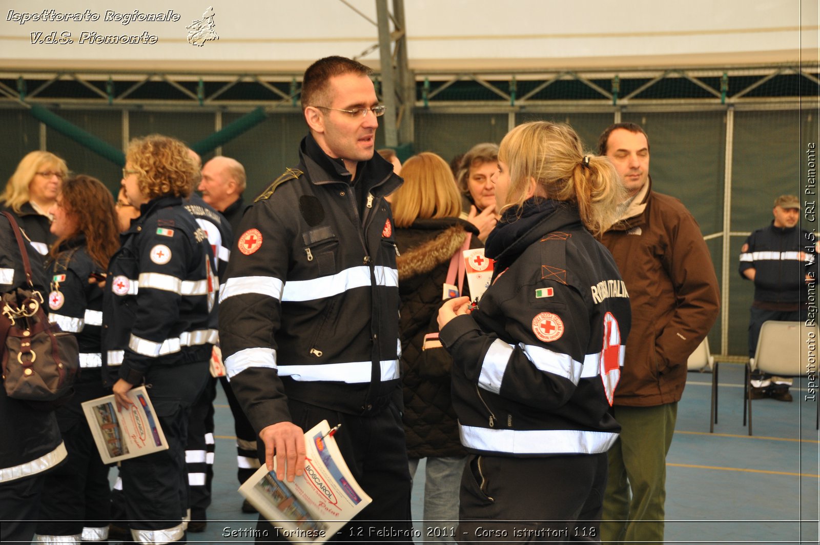 Settimo Torinese  - 12 Febbraio 2011 - Corso istruttori 118 -  Croce Rossa Italiana - Ispettorato Regionale Volontari del Soccorso Piemonte