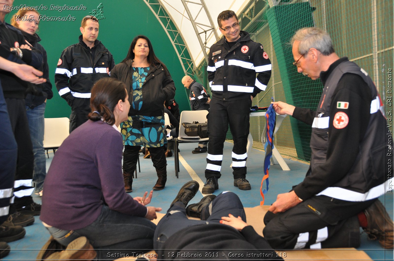 Settimo Torinese  - 12 Febbraio 2011 - Corso istruttori 118 -  Croce Rossa Italiana - Ispettorato Regionale Volontari del Soccorso Piemonte