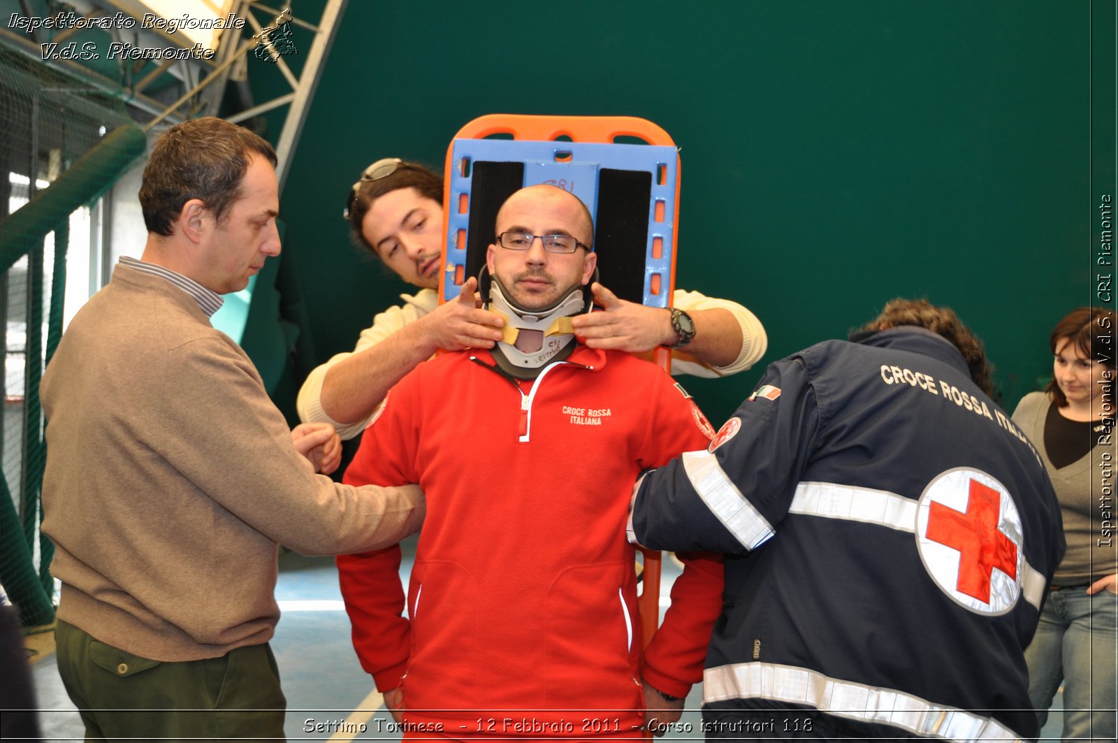 Settimo Torinese  - 12 Febbraio 2011 - Corso istruttori 118 -  Croce Rossa Italiana - Ispettorato Regionale Volontari del Soccorso Piemonte