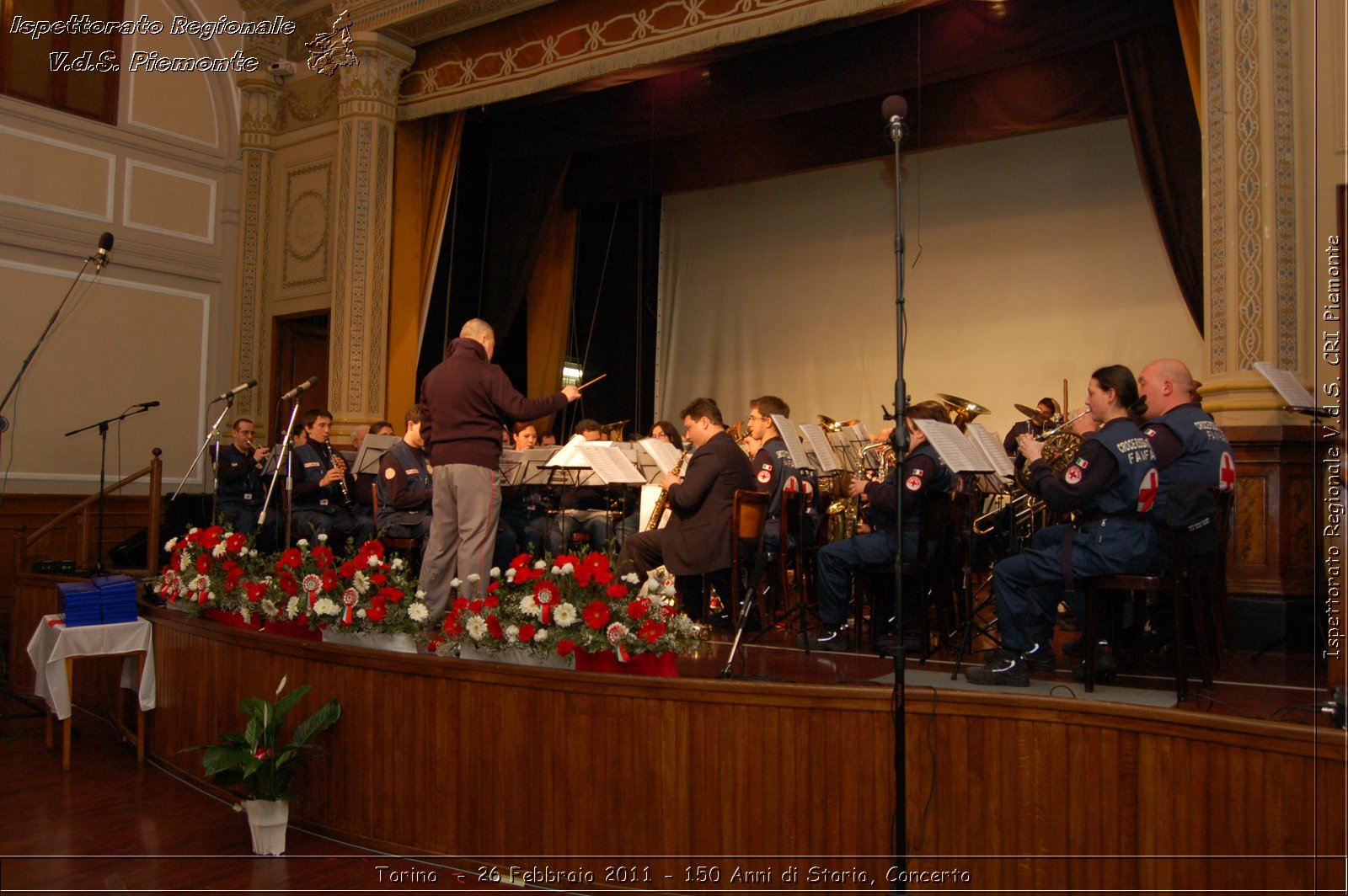 Torino  - 26 Febbraio 2011 - 150 Anni di Storia, Concerto -  Croce Rossa Italiana - Ispettorato Regionale Volontari del Soccorso Piemonte