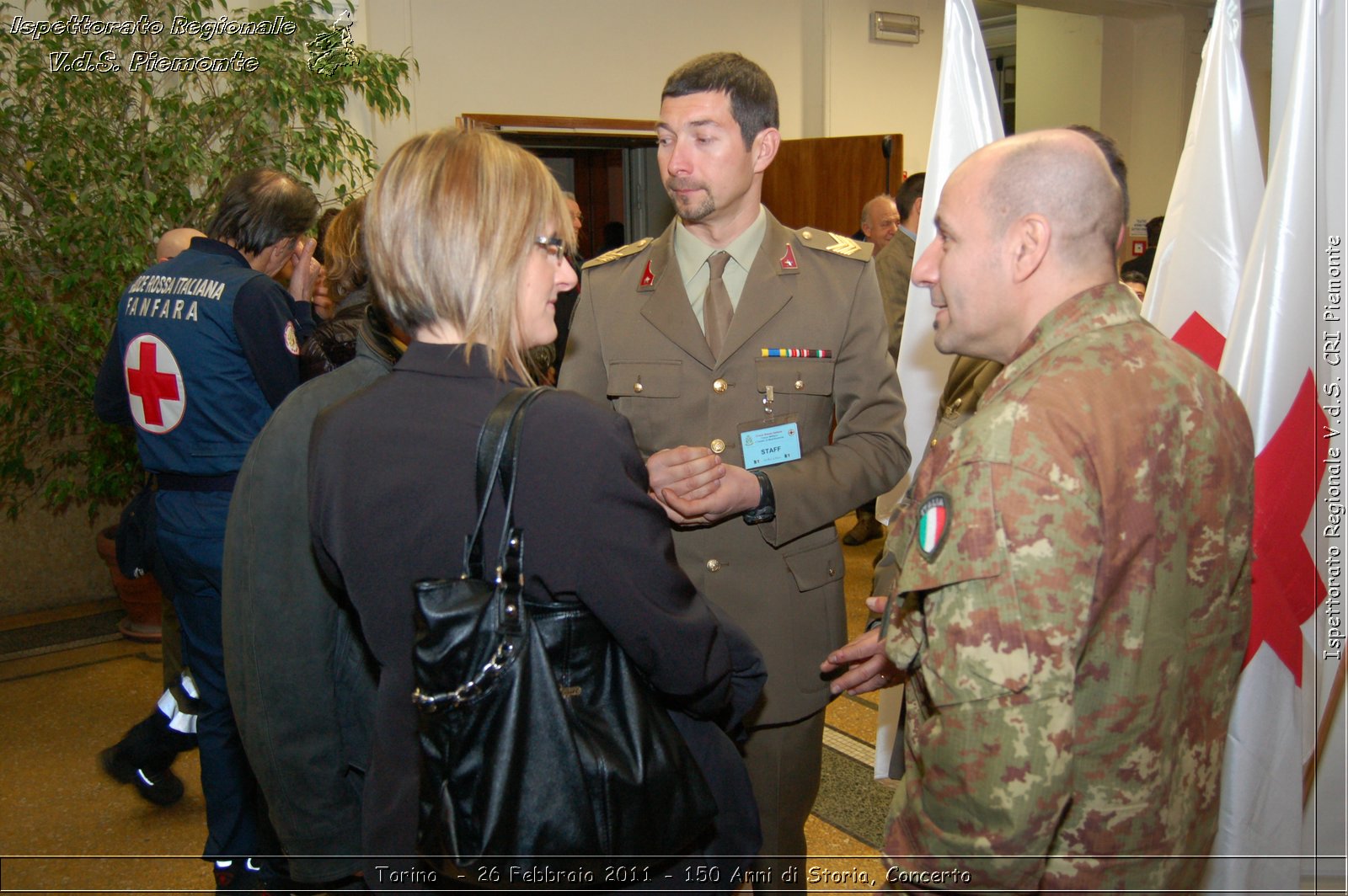 Torino  - 26 Febbraio 2011 - 150 Anni di Storia, Concerto -  Croce Rossa Italiana - Ispettorato Regionale Volontari del Soccorso Piemonte