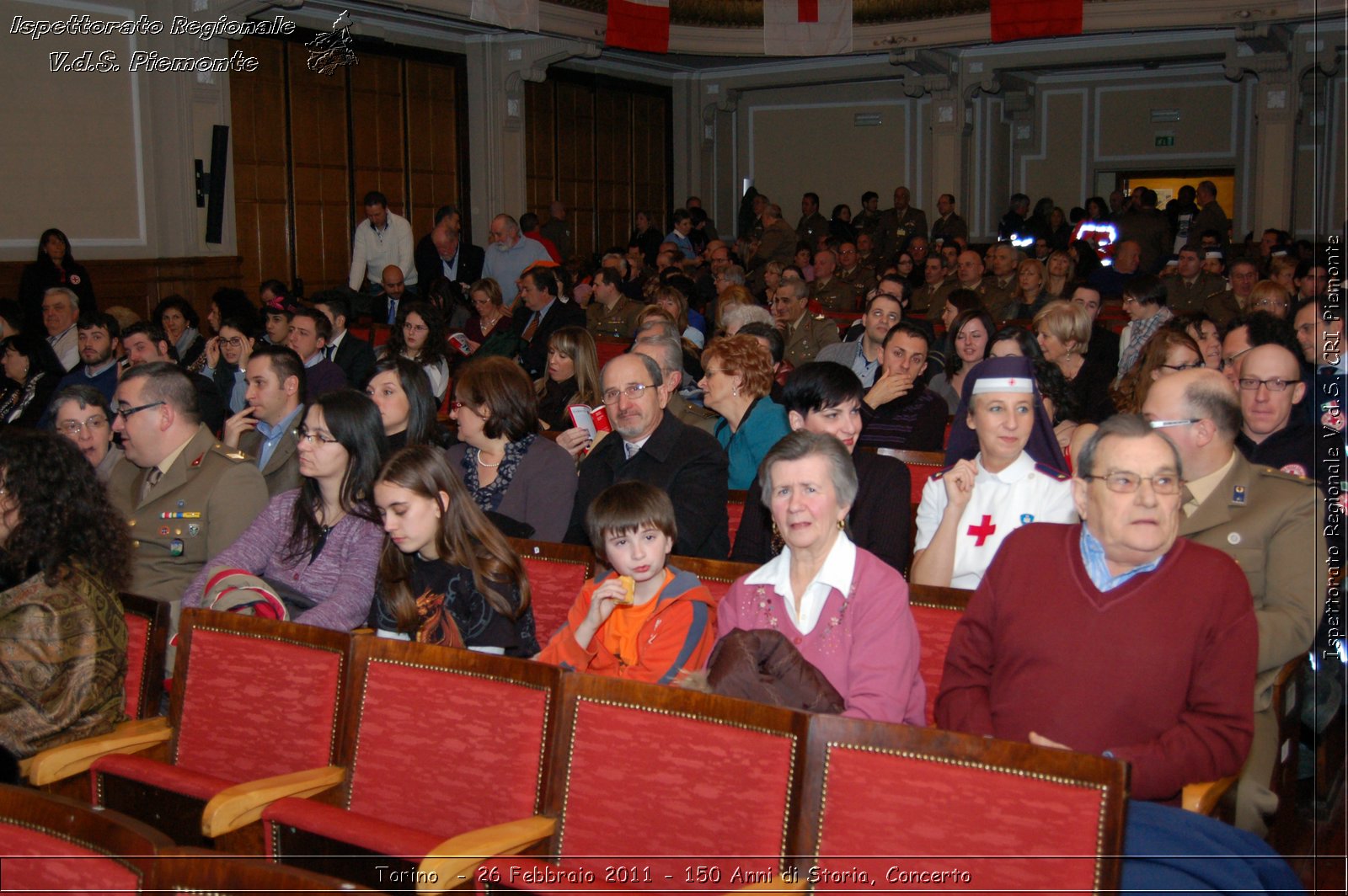 Torino  - 26 Febbraio 2011 - 150 Anni di Storia, Concerto -  Croce Rossa Italiana - Ispettorato Regionale Volontari del Soccorso Piemonte