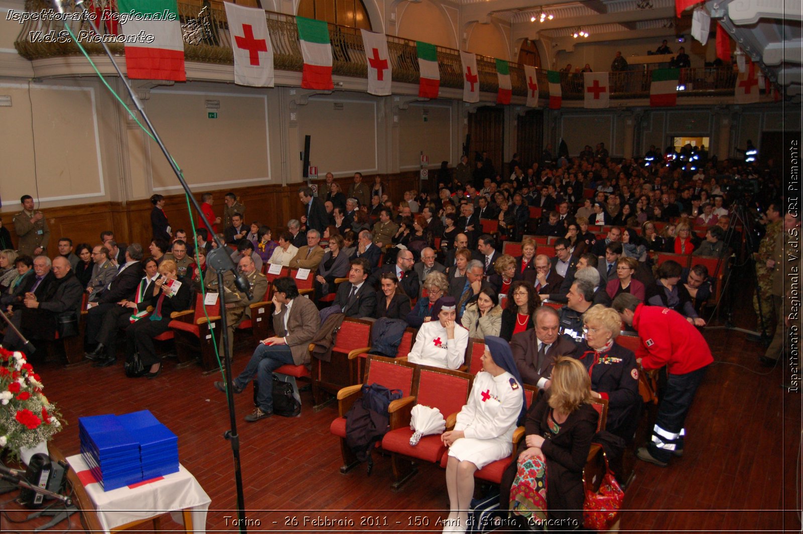 Torino  - 26 Febbraio 2011 - 150 Anni di Storia, Concerto -  Croce Rossa Italiana - Ispettorato Regionale Volontari del Soccorso Piemonte