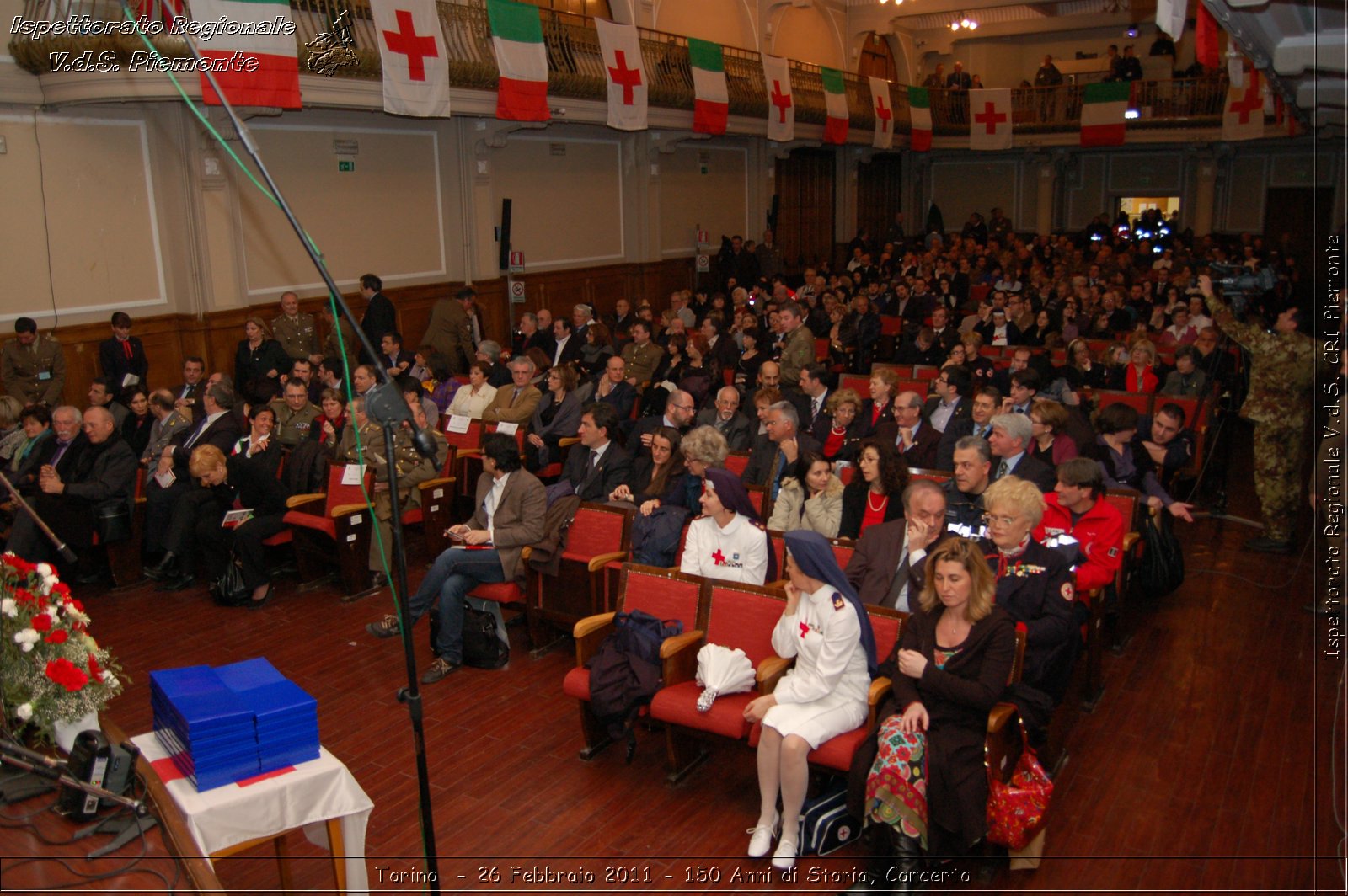 Torino  - 26 Febbraio 2011 - 150 Anni di Storia, Concerto -  Croce Rossa Italiana - Ispettorato Regionale Volontari del Soccorso Piemonte