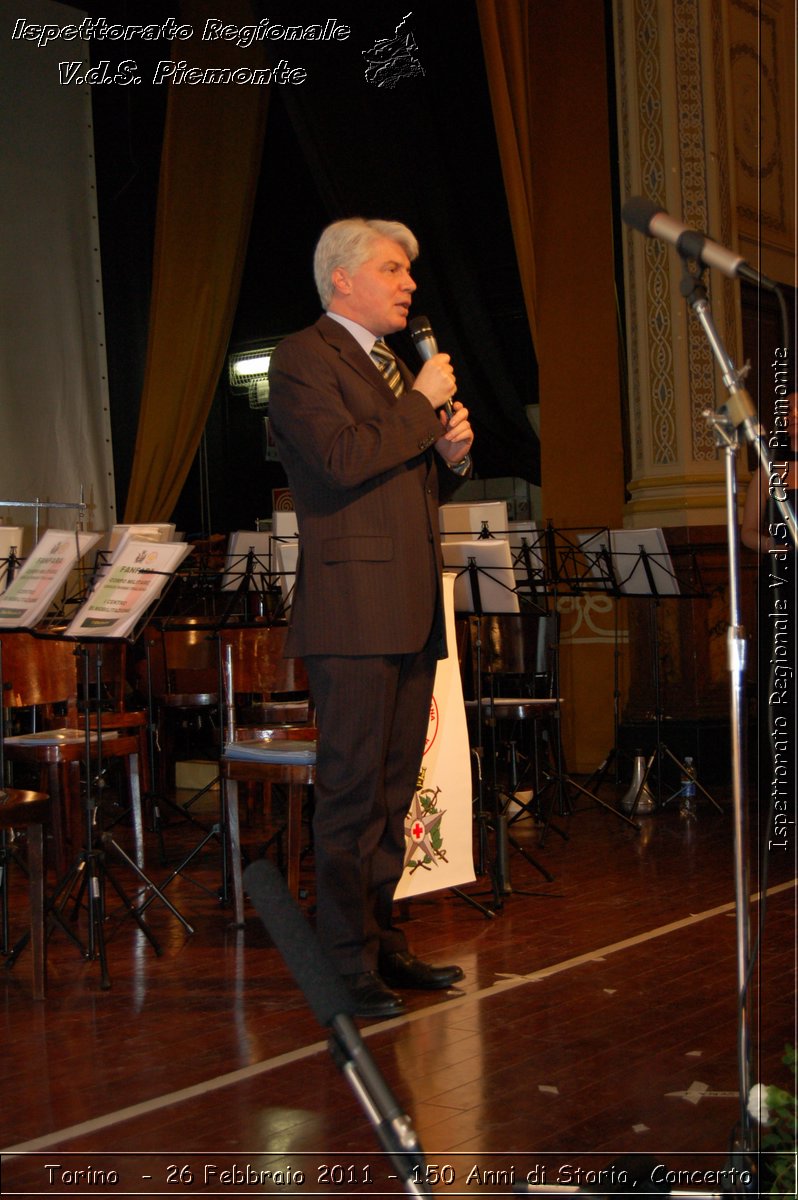 Torino  - 26 Febbraio 2011 - 150 Anni di Storia, Concerto -  Croce Rossa Italiana - Ispettorato Regionale Volontari del Soccorso Piemonte