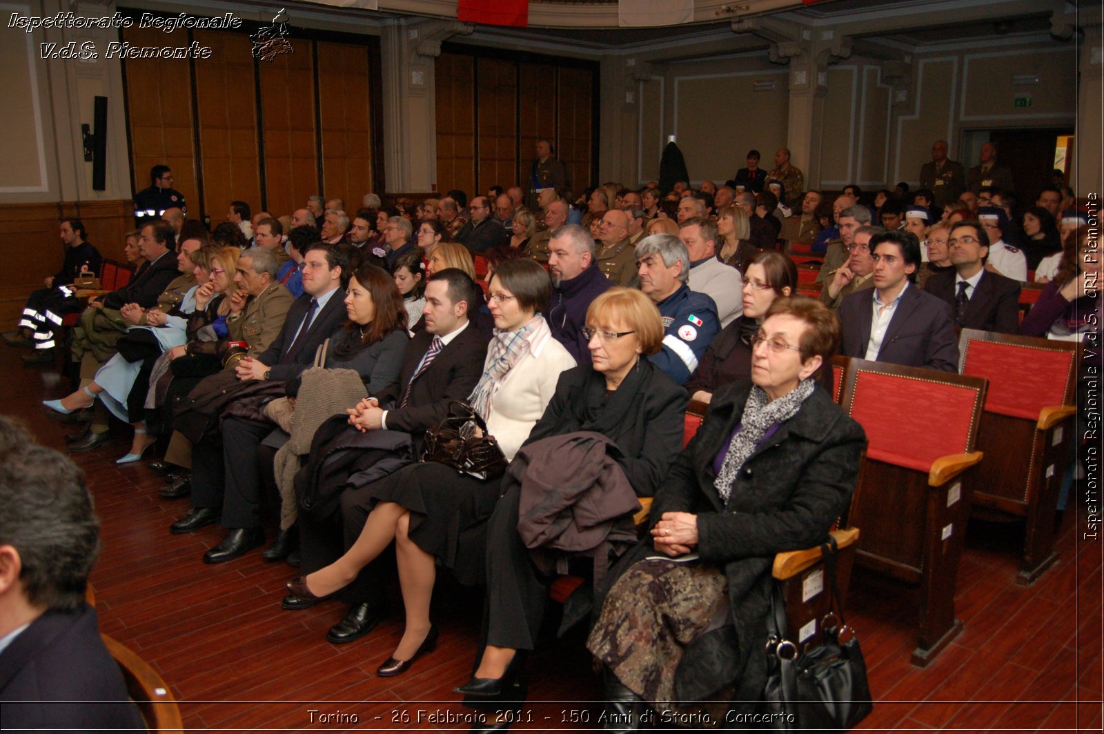 Torino  - 26 Febbraio 2011 - 150 Anni di Storia, Concerto -  Croce Rossa Italiana - Ispettorato Regionale Volontari del Soccorso Piemonte