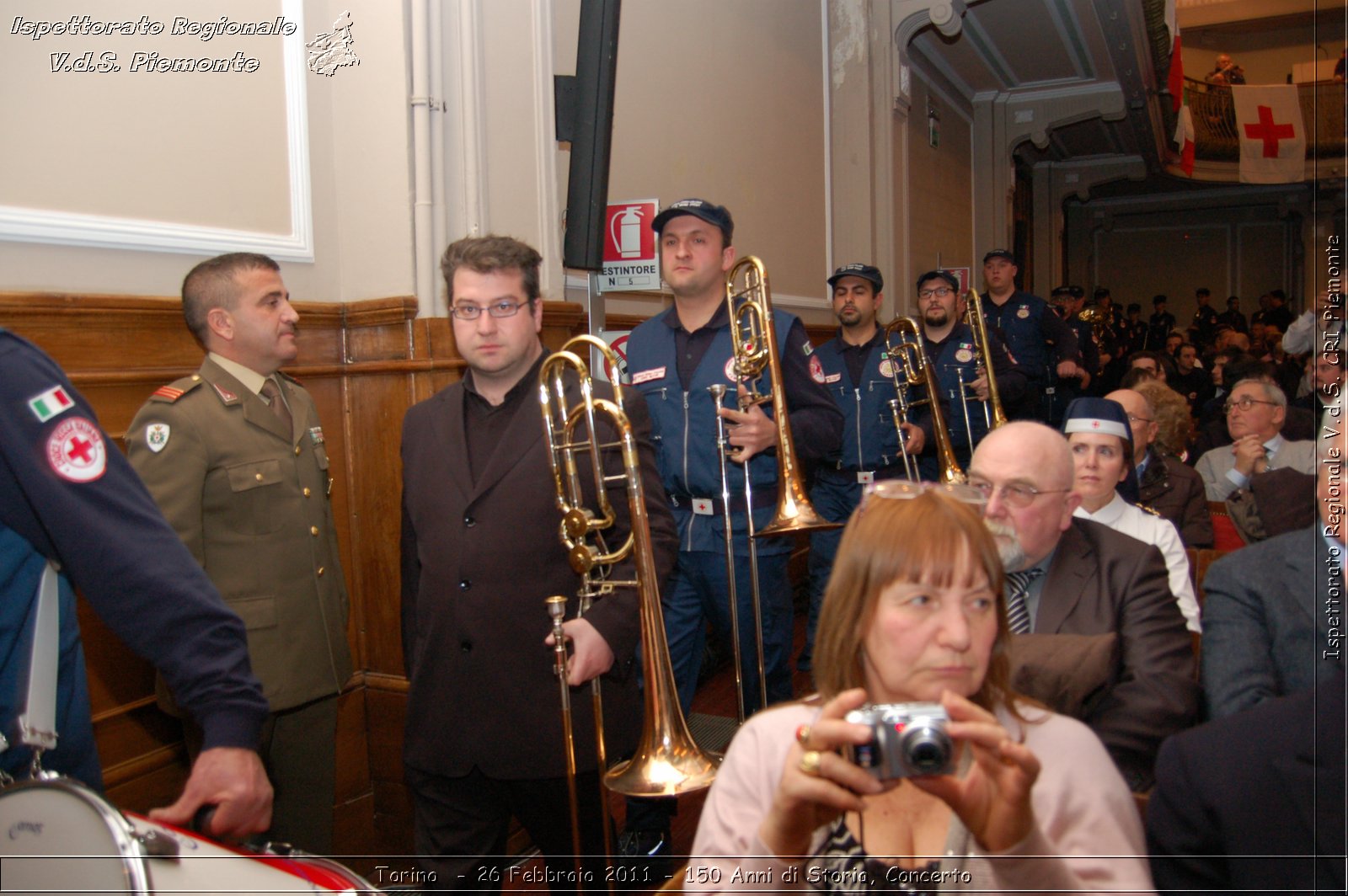 Torino  - 26 Febbraio 2011 - 150 Anni di Storia, Concerto -  Croce Rossa Italiana - Ispettorato Regionale Volontari del Soccorso Piemonte