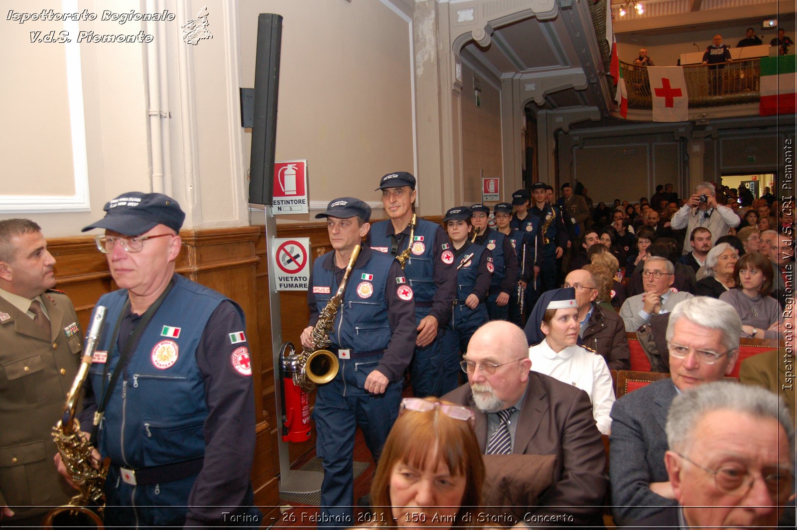 Torino  - 26 Febbraio 2011 - 150 Anni di Storia, Concerto -  Croce Rossa Italiana - Ispettorato Regionale Volontari del Soccorso Piemonte