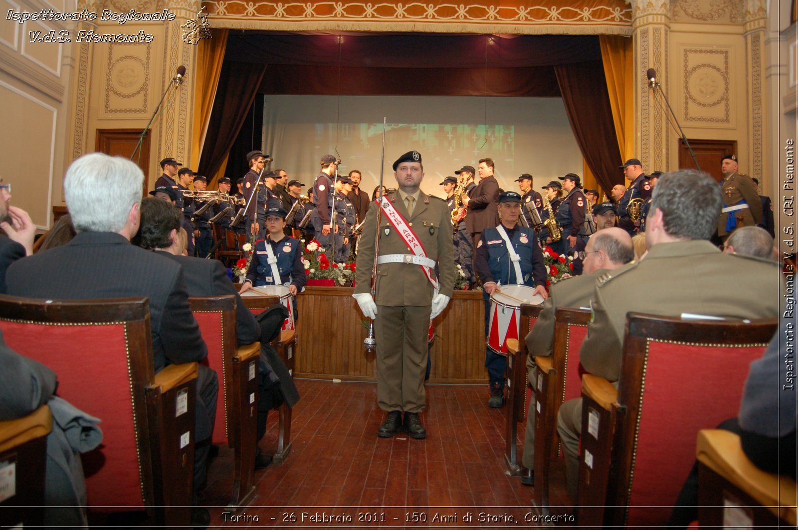 Torino  - 26 Febbraio 2011 - 150 Anni di Storia, Concerto -  Croce Rossa Italiana - Ispettorato Regionale Volontari del Soccorso Piemonte