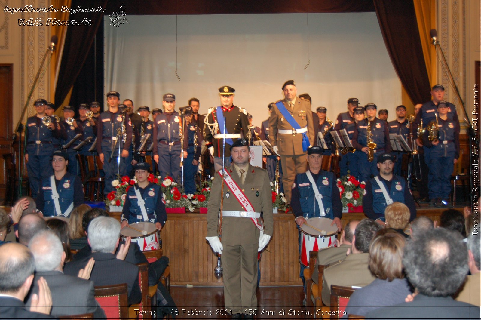 Torino  - 26 Febbraio 2011 - 150 Anni di Storia, Concerto -  Croce Rossa Italiana - Ispettorato Regionale Volontari del Soccorso Piemonte