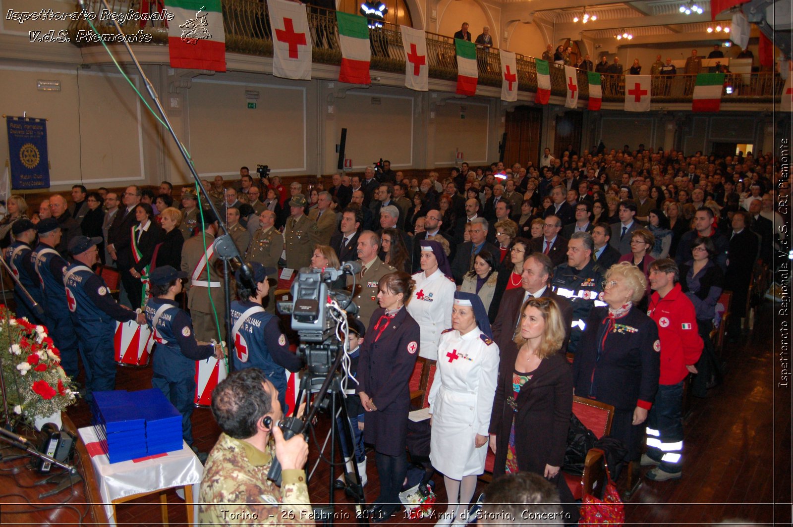 Torino  - 26 Febbraio 2011 - 150 Anni di Storia, Concerto -  Croce Rossa Italiana - Ispettorato Regionale Volontari del Soccorso Piemonte