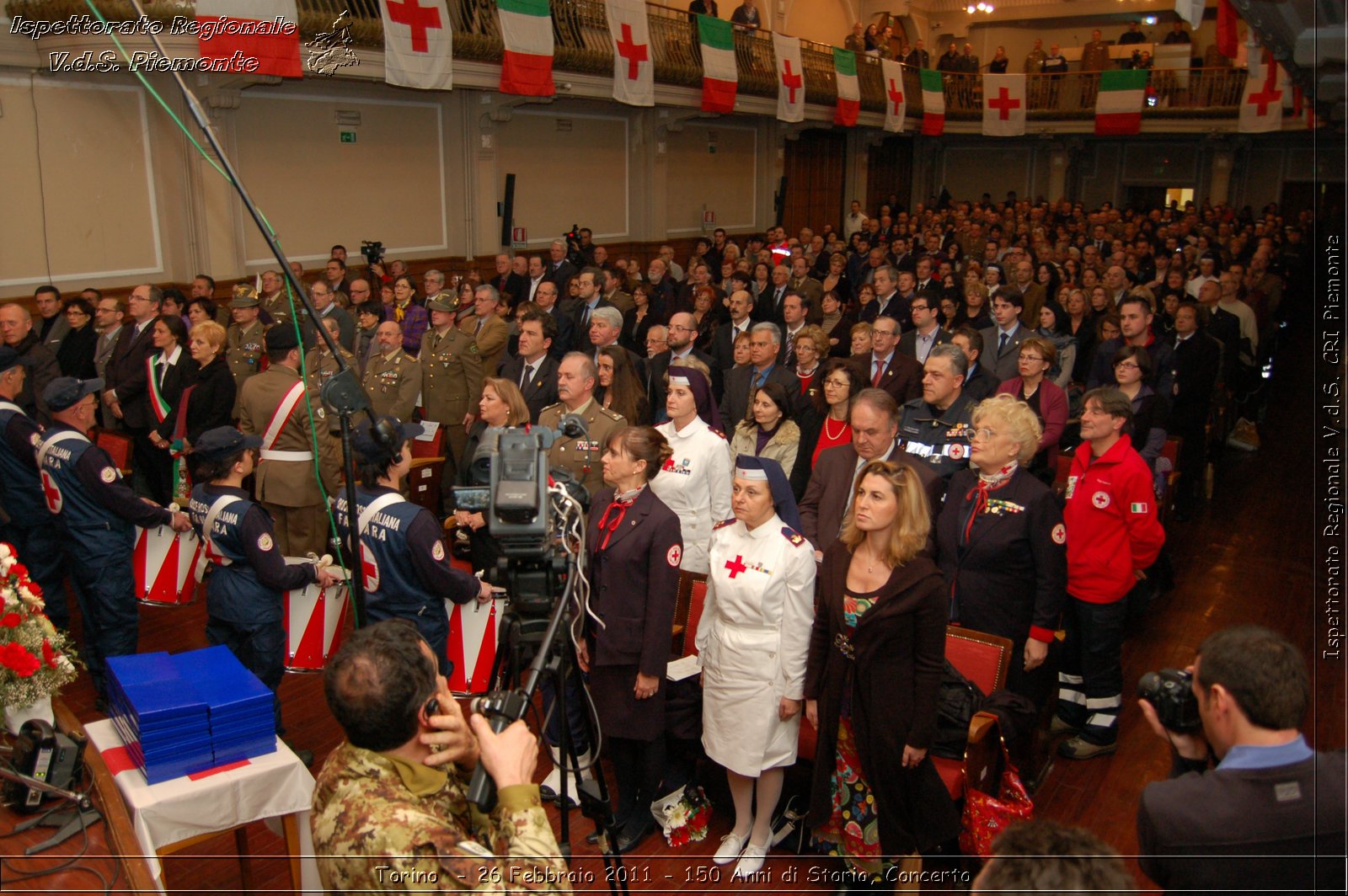 Torino  - 26 Febbraio 2011 - 150 Anni di Storia, Concerto -  Croce Rossa Italiana - Ispettorato Regionale Volontari del Soccorso Piemonte