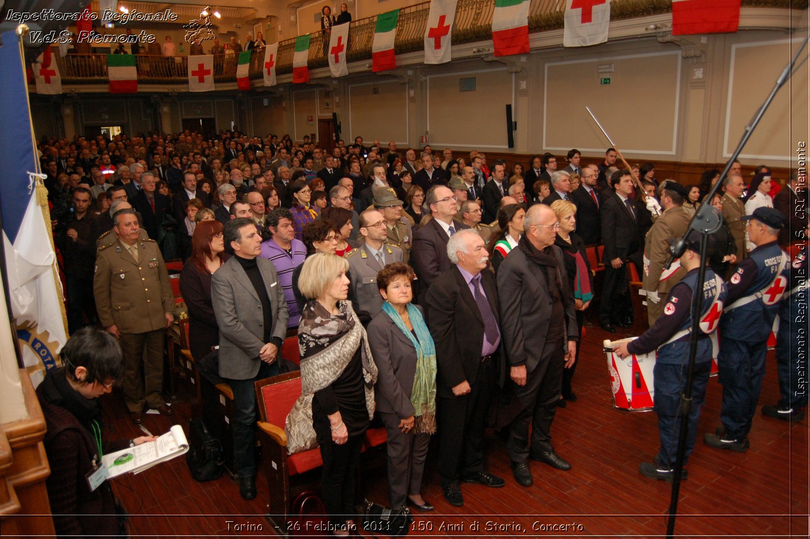 Torino  - 26 Febbraio 2011 - 150 Anni di Storia, Concerto -  Croce Rossa Italiana - Ispettorato Regionale Volontari del Soccorso Piemonte