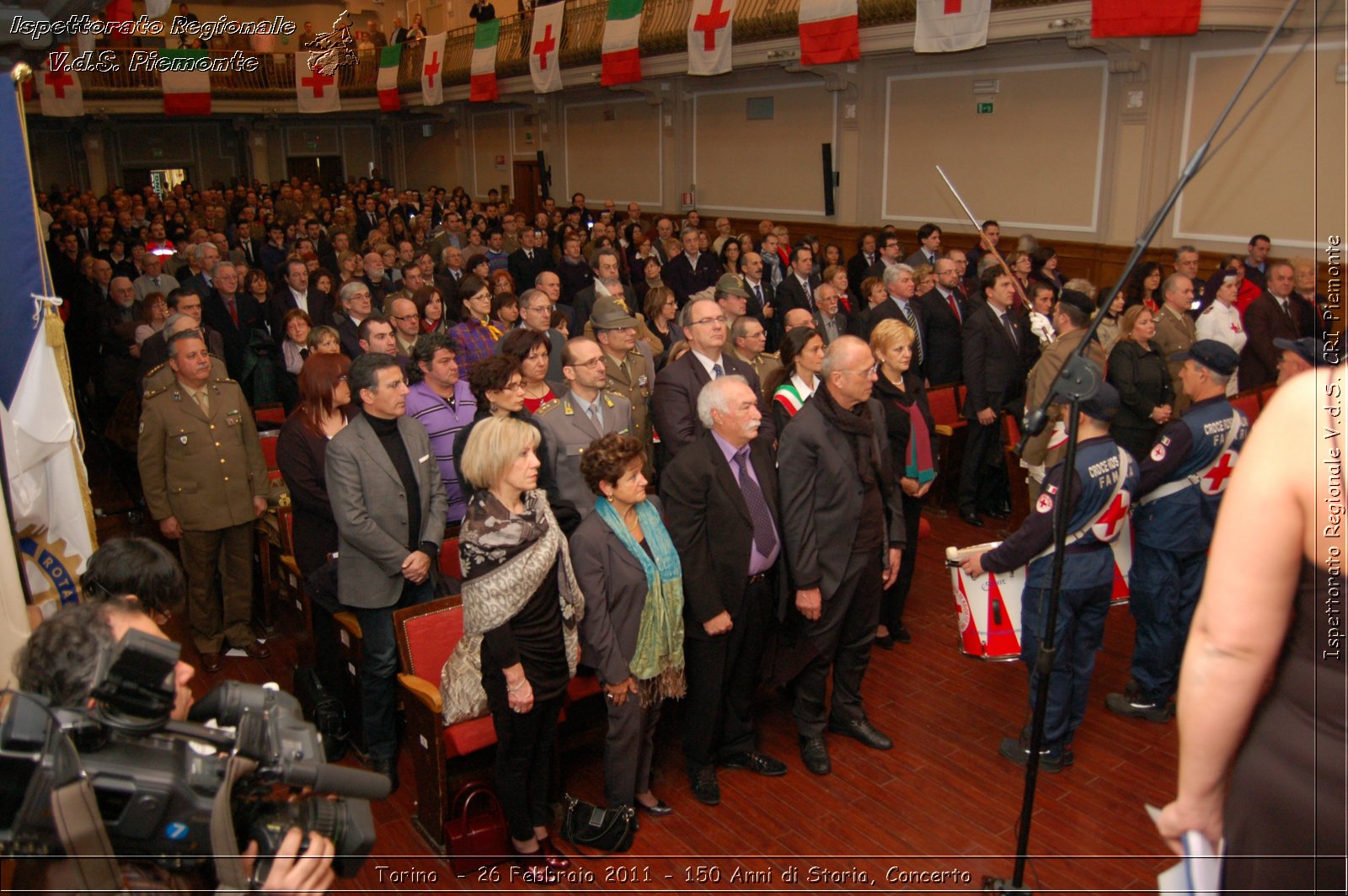 Torino  - 26 Febbraio 2011 - 150 Anni di Storia, Concerto -  Croce Rossa Italiana - Ispettorato Regionale Volontari del Soccorso Piemonte