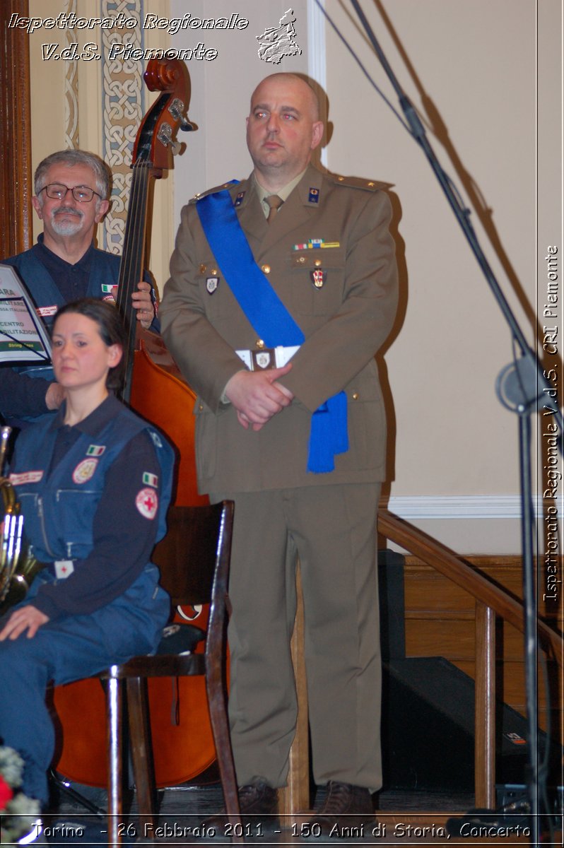 Torino  - 26 Febbraio 2011 - 150 Anni di Storia, Concerto -  Croce Rossa Italiana - Ispettorato Regionale Volontari del Soccorso Piemonte