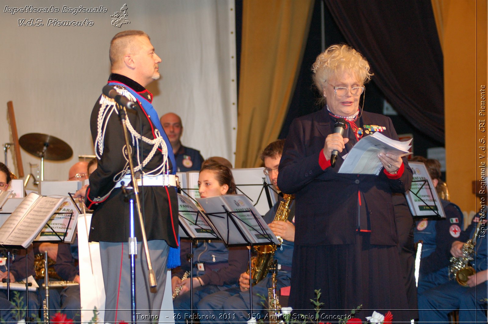 Torino  - 26 Febbraio 2011 - 150 Anni di Storia, Concerto -  Croce Rossa Italiana - Ispettorato Regionale Volontari del Soccorso Piemonte