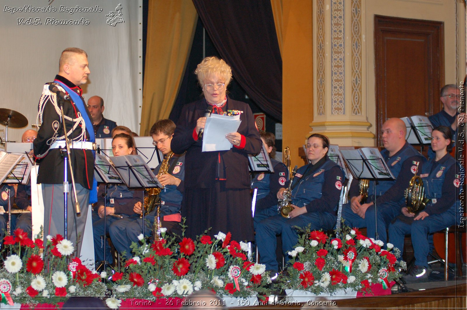 Torino  - 26 Febbraio 2011 - 150 Anni di Storia, Concerto -  Croce Rossa Italiana - Ispettorato Regionale Volontari del Soccorso Piemonte