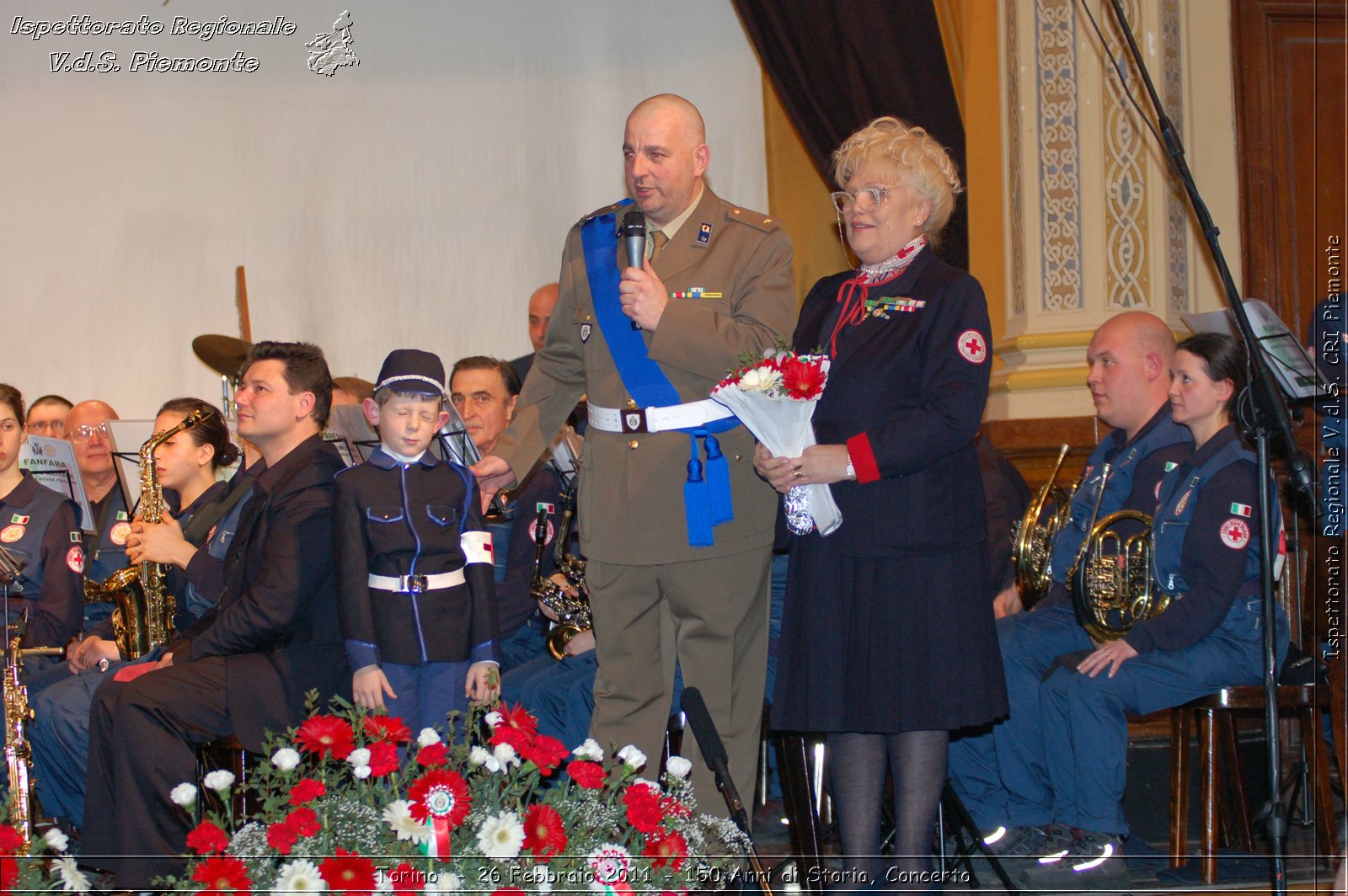 Torino  - 26 Febbraio 2011 - 150 Anni di Storia, Concerto -  Croce Rossa Italiana - Ispettorato Regionale Volontari del Soccorso Piemonte