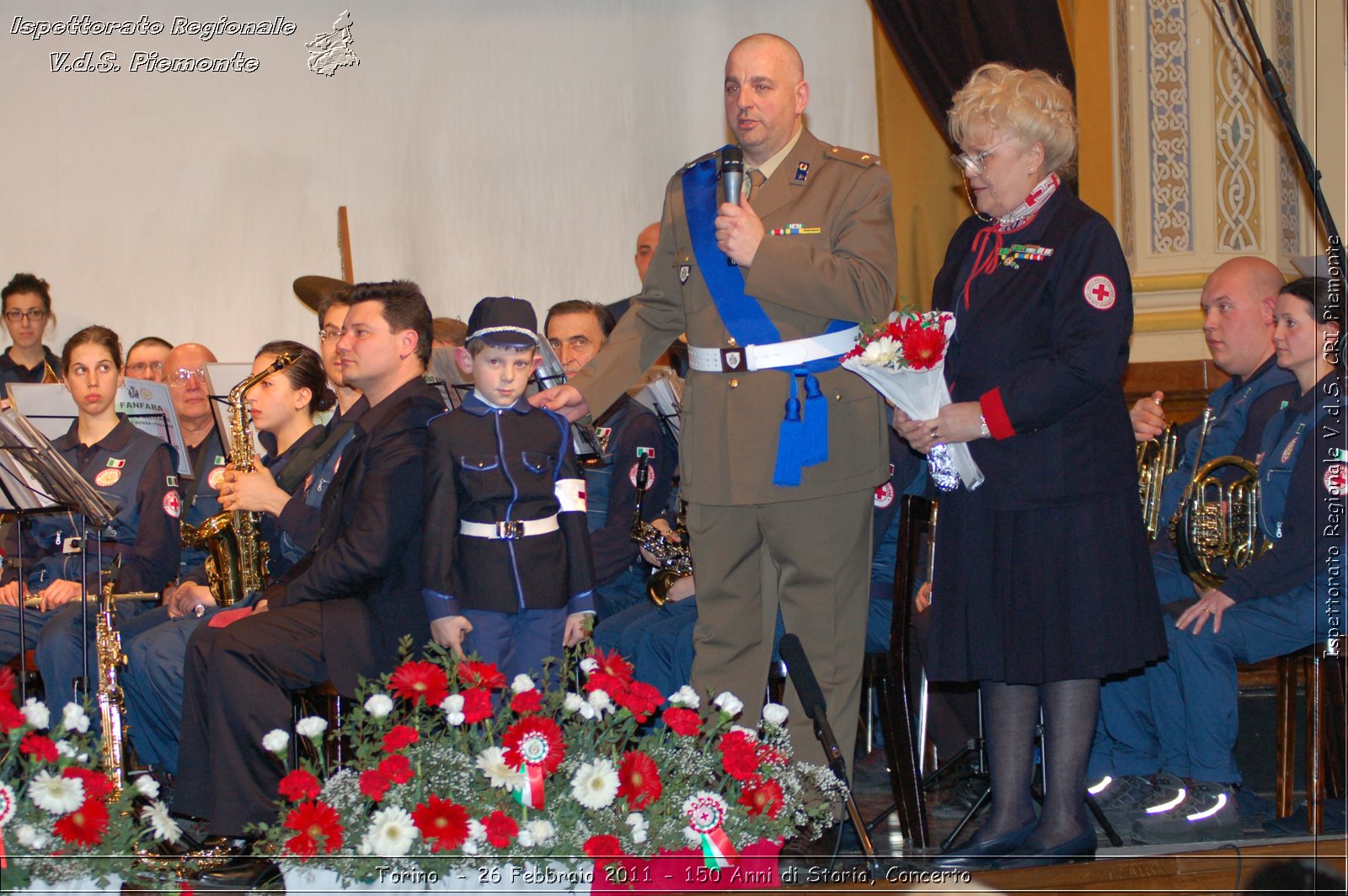 Torino  - 26 Febbraio 2011 - 150 Anni di Storia, Concerto -  Croce Rossa Italiana - Ispettorato Regionale Volontari del Soccorso Piemonte