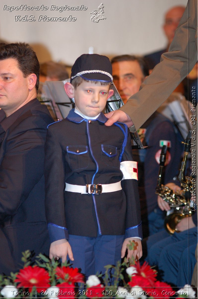 Torino  - 26 Febbraio 2011 - 150 Anni di Storia, Concerto -  Croce Rossa Italiana - Ispettorato Regionale Volontari del Soccorso Piemonte