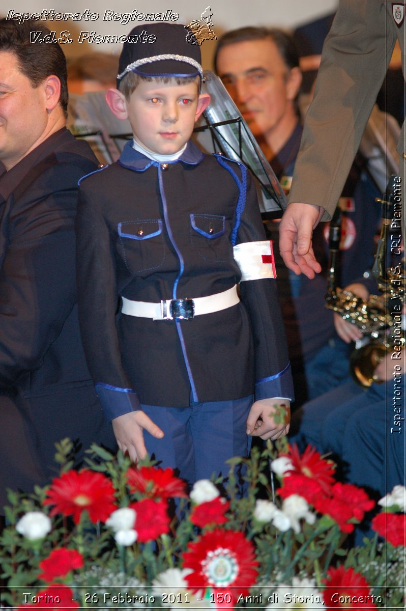 Torino  - 26 Febbraio 2011 - 150 Anni di Storia, Concerto -  Croce Rossa Italiana - Ispettorato Regionale Volontari del Soccorso Piemonte