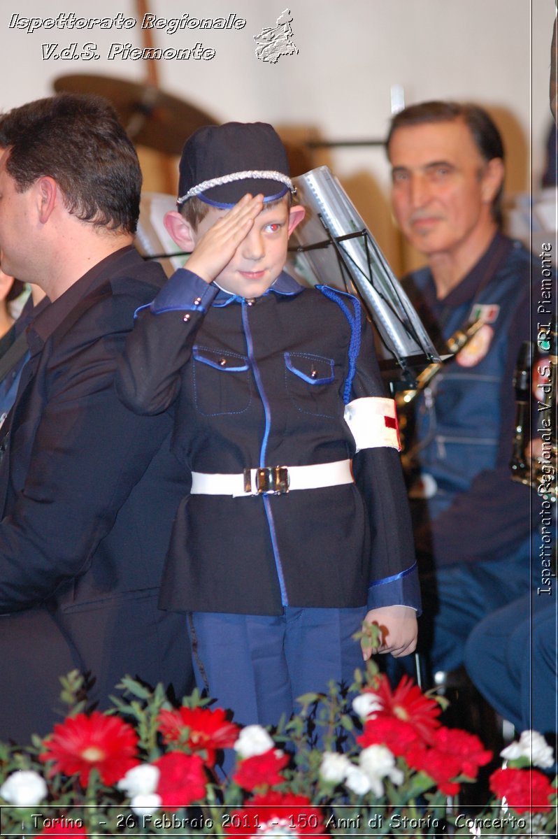 Torino  - 26 Febbraio 2011 - 150 Anni di Storia, Concerto -  Croce Rossa Italiana - Ispettorato Regionale Volontari del Soccorso Piemonte