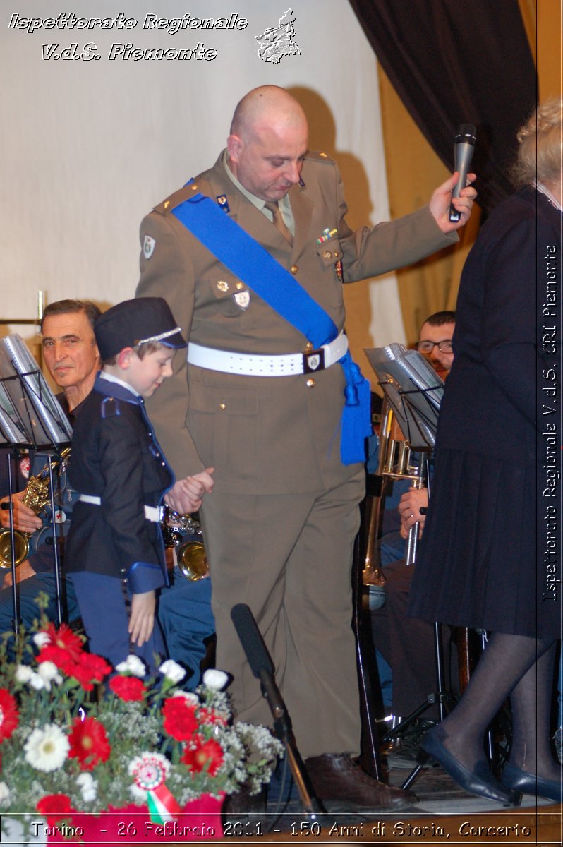 Torino  - 26 Febbraio 2011 - 150 Anni di Storia, Concerto -  Croce Rossa Italiana - Ispettorato Regionale Volontari del Soccorso Piemonte