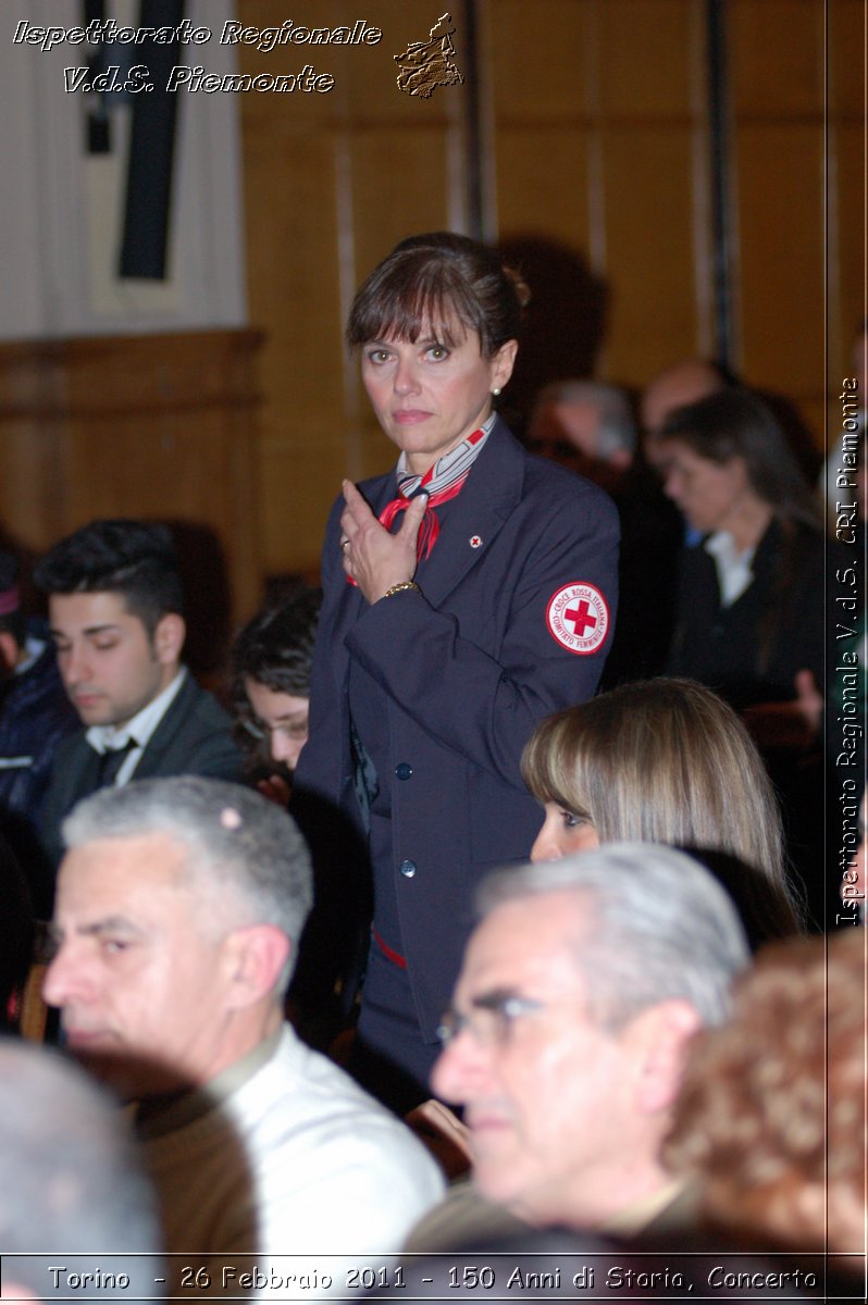 Torino  - 26 Febbraio 2011 - 150 Anni di Storia, Concerto -  Croce Rossa Italiana - Ispettorato Regionale Volontari del Soccorso Piemonte