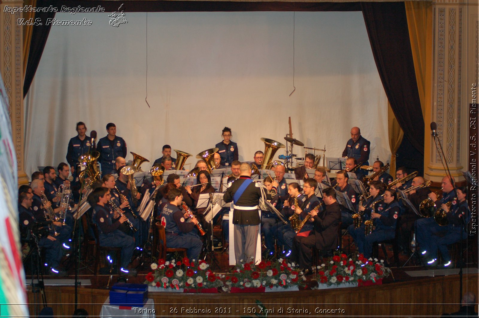 Torino  - 26 Febbraio 2011 - 150 Anni di Storia, Concerto -  Croce Rossa Italiana - Ispettorato Regionale Volontari del Soccorso Piemonte