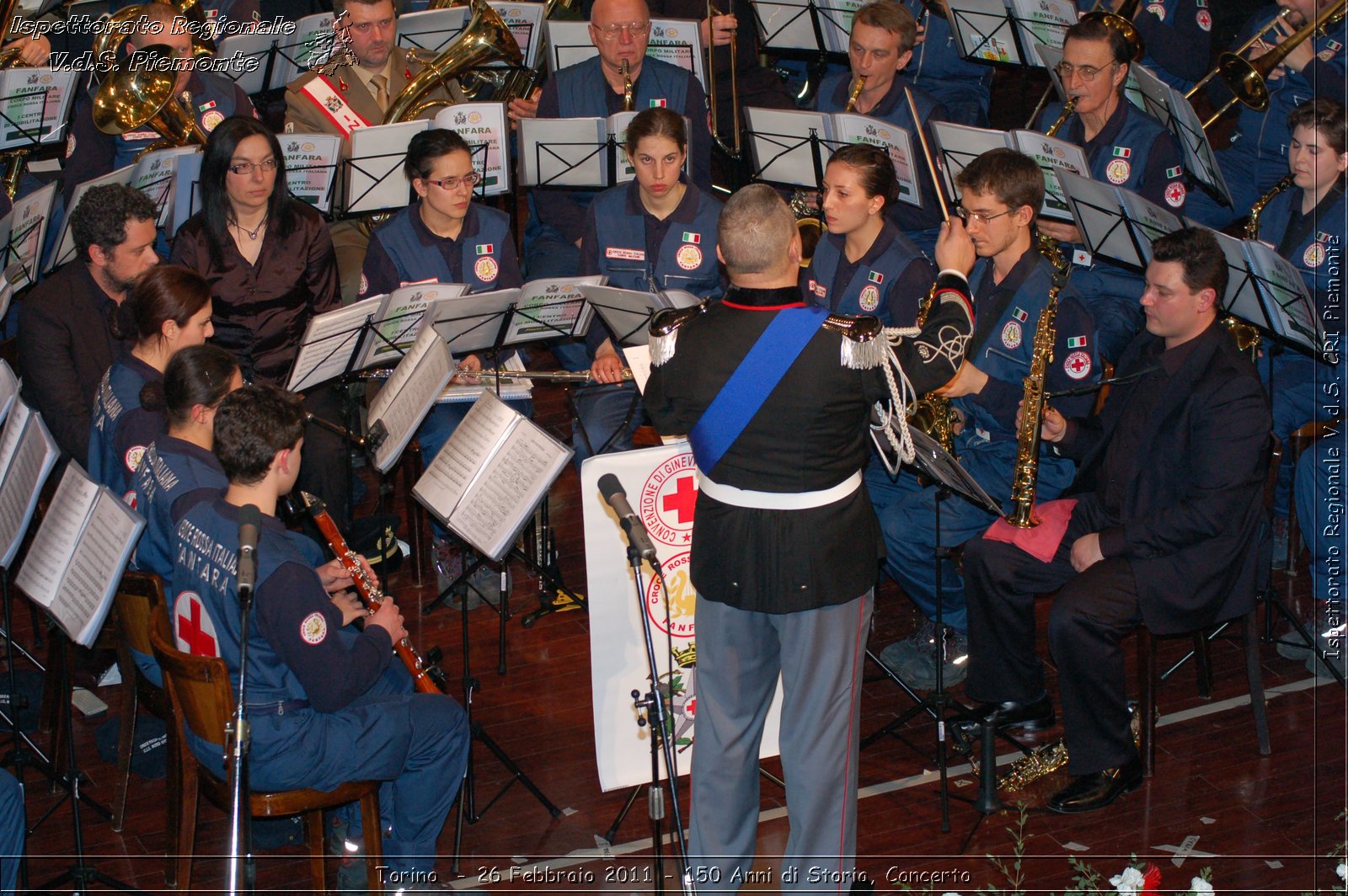 Torino  - 26 Febbraio 2011 - 150 Anni di Storia, Concerto -  Croce Rossa Italiana - Ispettorato Regionale Volontari del Soccorso Piemonte