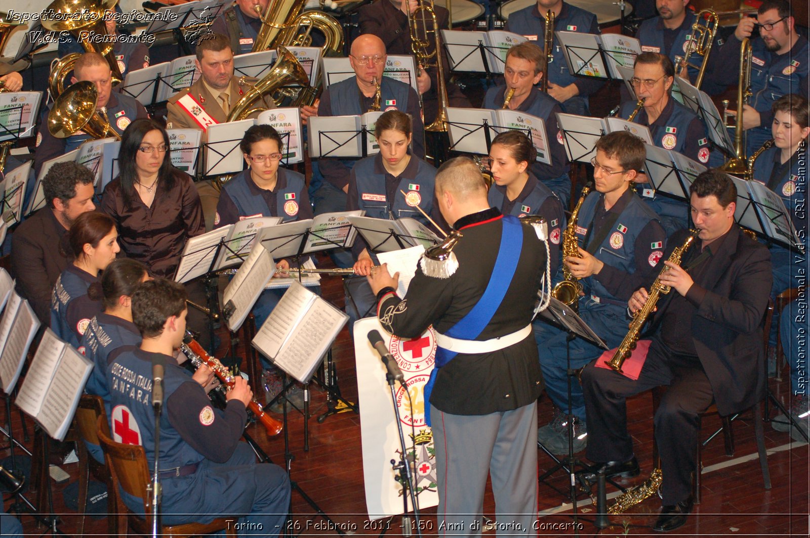 Torino  - 26 Febbraio 2011 - 150 Anni di Storia, Concerto -  Croce Rossa Italiana - Ispettorato Regionale Volontari del Soccorso Piemonte