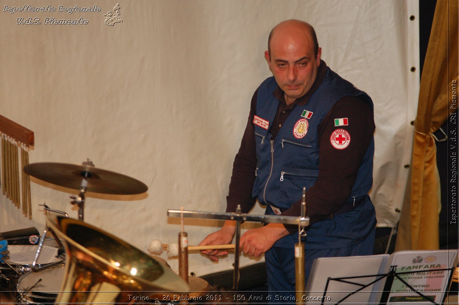 Torino  - 26 Febbraio 2011 - 150 Anni di Storia, Concerto -  Croce Rossa Italiana - Ispettorato Regionale Volontari del Soccorso Piemonte