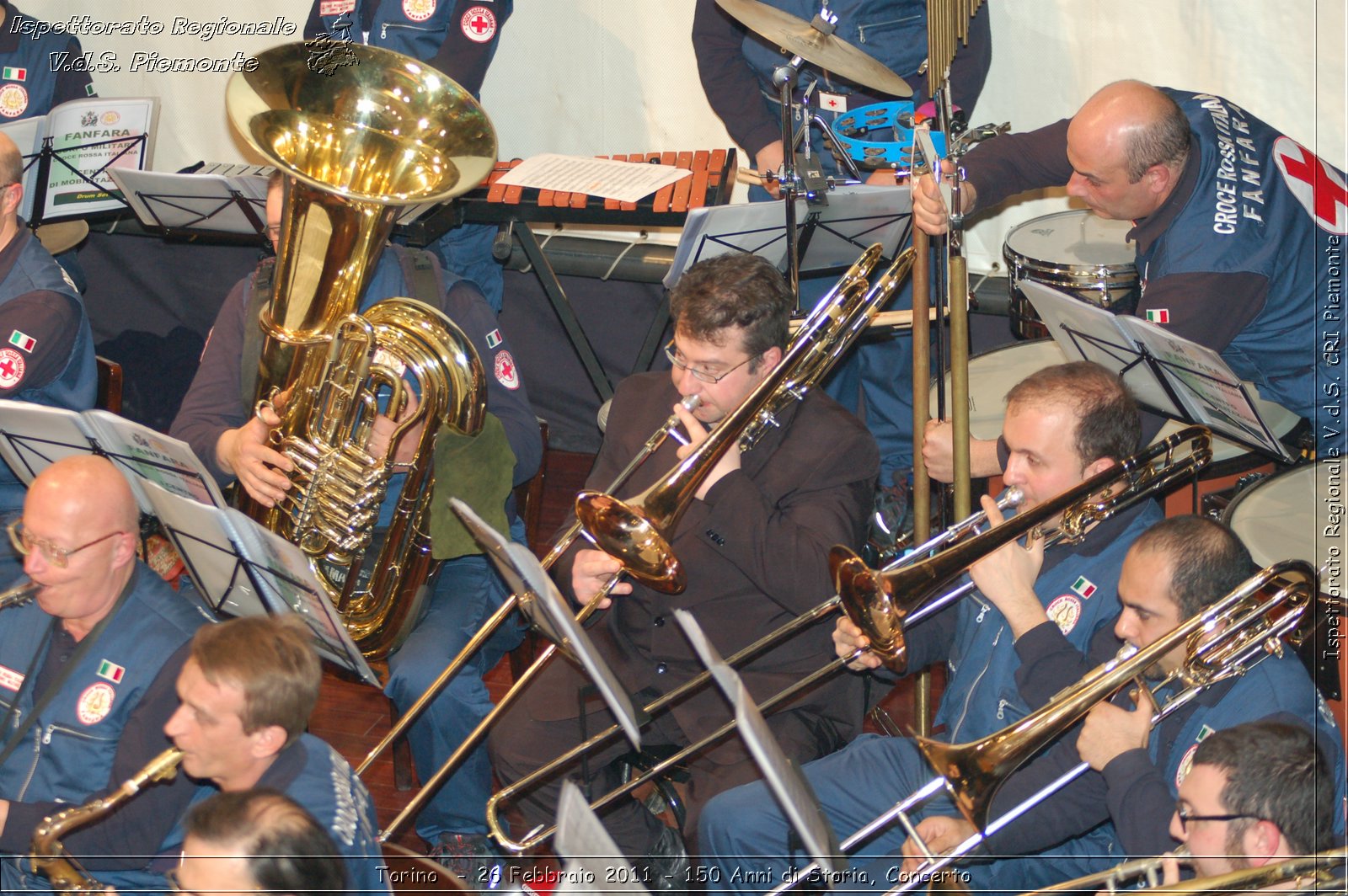 Torino  - 26 Febbraio 2011 - 150 Anni di Storia, Concerto -  Croce Rossa Italiana - Ispettorato Regionale Volontari del Soccorso Piemonte