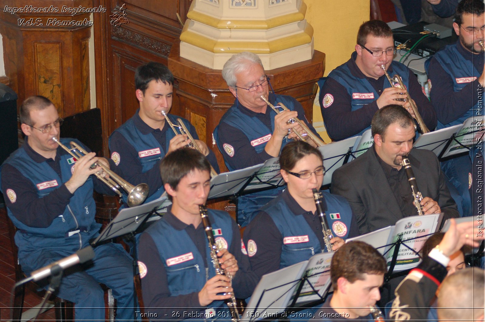 Torino  - 26 Febbraio 2011 - 150 Anni di Storia, Concerto -  Croce Rossa Italiana - Ispettorato Regionale Volontari del Soccorso Piemonte