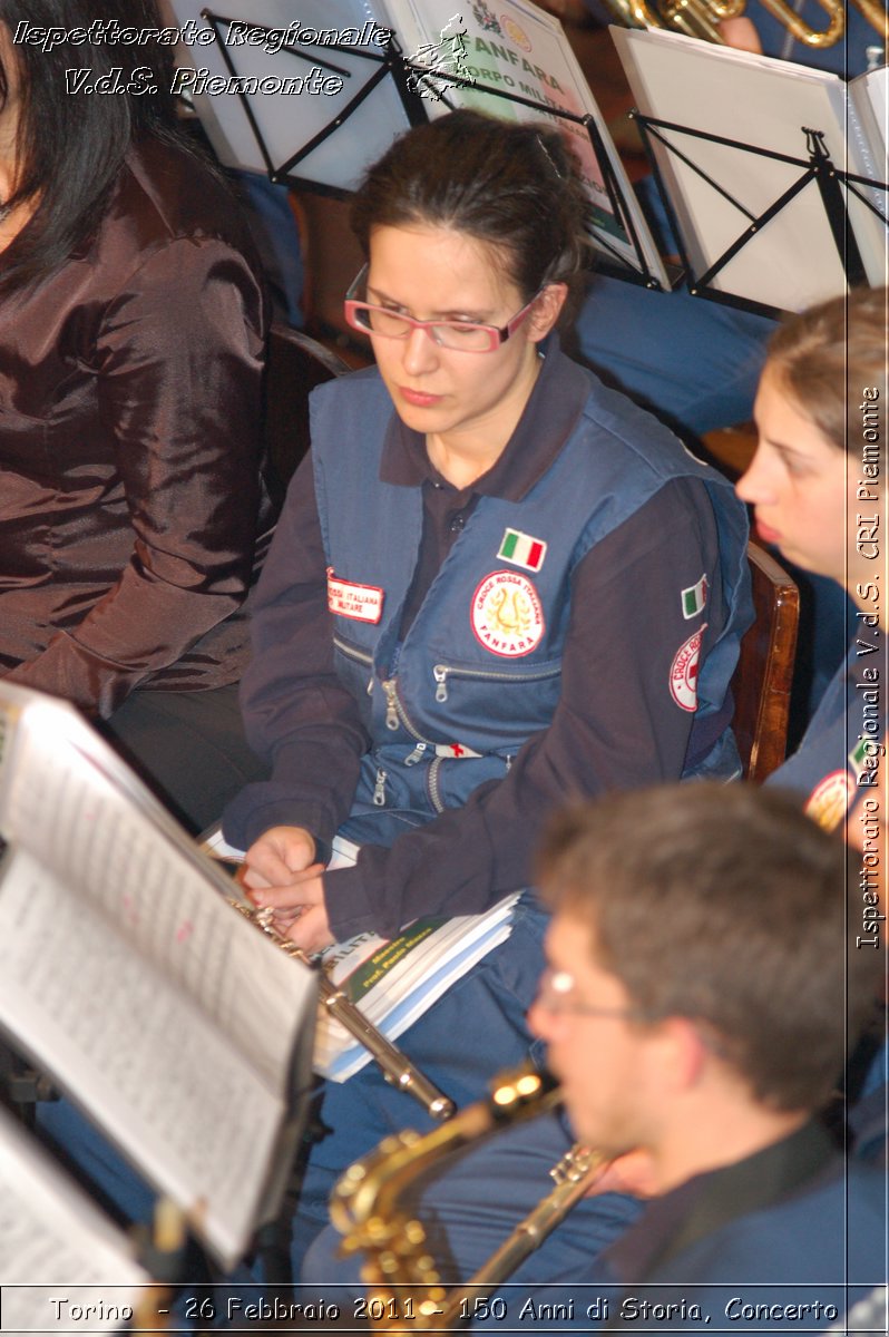 Torino  - 26 Febbraio 2011 - 150 Anni di Storia, Concerto -  Croce Rossa Italiana - Ispettorato Regionale Volontari del Soccorso Piemonte