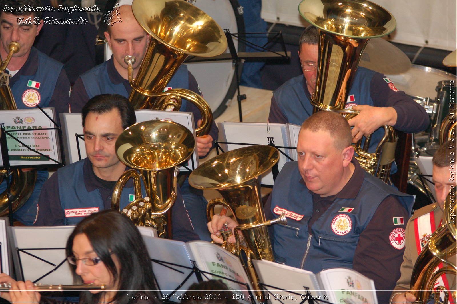 Torino  - 26 Febbraio 2011 - 150 Anni di Storia, Concerto -  Croce Rossa Italiana - Ispettorato Regionale Volontari del Soccorso Piemonte