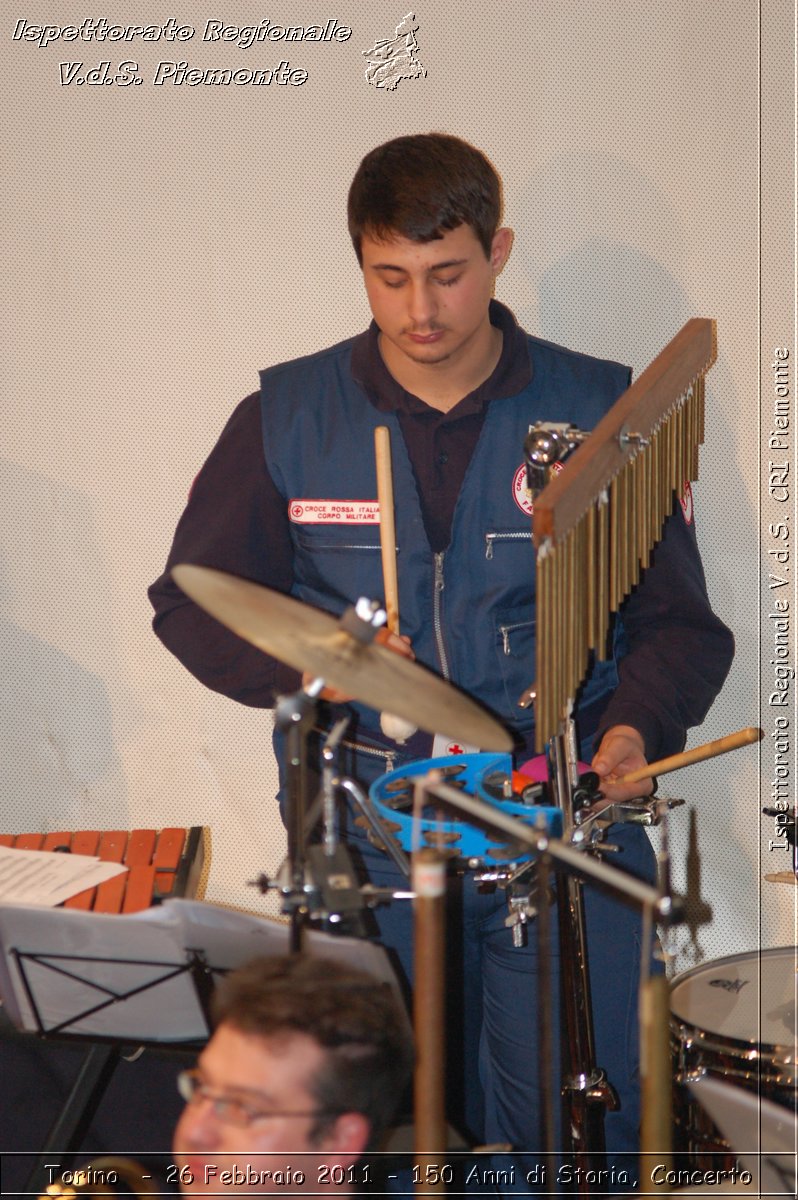 Torino  - 26 Febbraio 2011 - 150 Anni di Storia, Concerto -  Croce Rossa Italiana - Ispettorato Regionale Volontari del Soccorso Piemonte