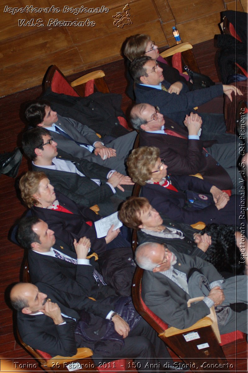 Torino  - 26 Febbraio 2011 - 150 Anni di Storia, Concerto -  Croce Rossa Italiana - Ispettorato Regionale Volontari del Soccorso Piemonte