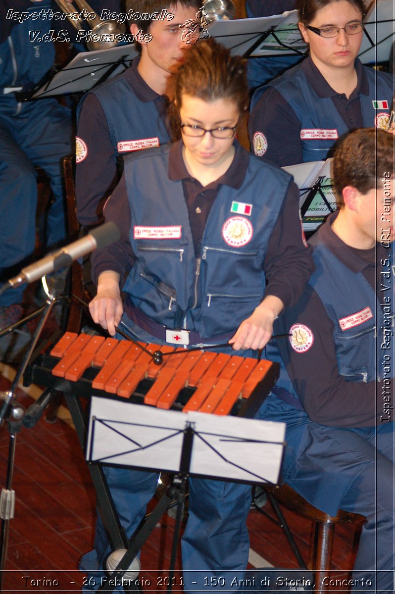 Torino  - 26 Febbraio 2011 - 150 Anni di Storia, Concerto -  Croce Rossa Italiana - Ispettorato Regionale Volontari del Soccorso Piemonte