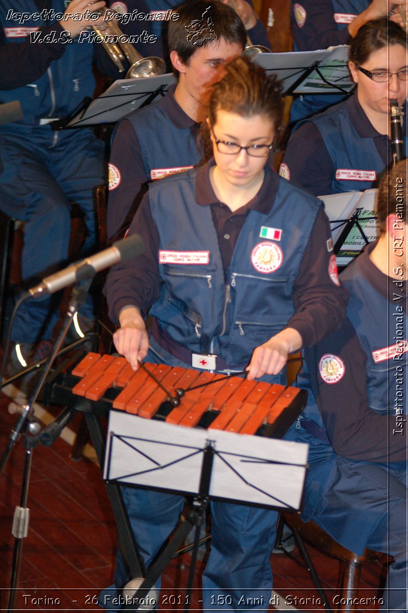 Torino  - 26 Febbraio 2011 - 150 Anni di Storia, Concerto -  Croce Rossa Italiana - Ispettorato Regionale Volontari del Soccorso Piemonte