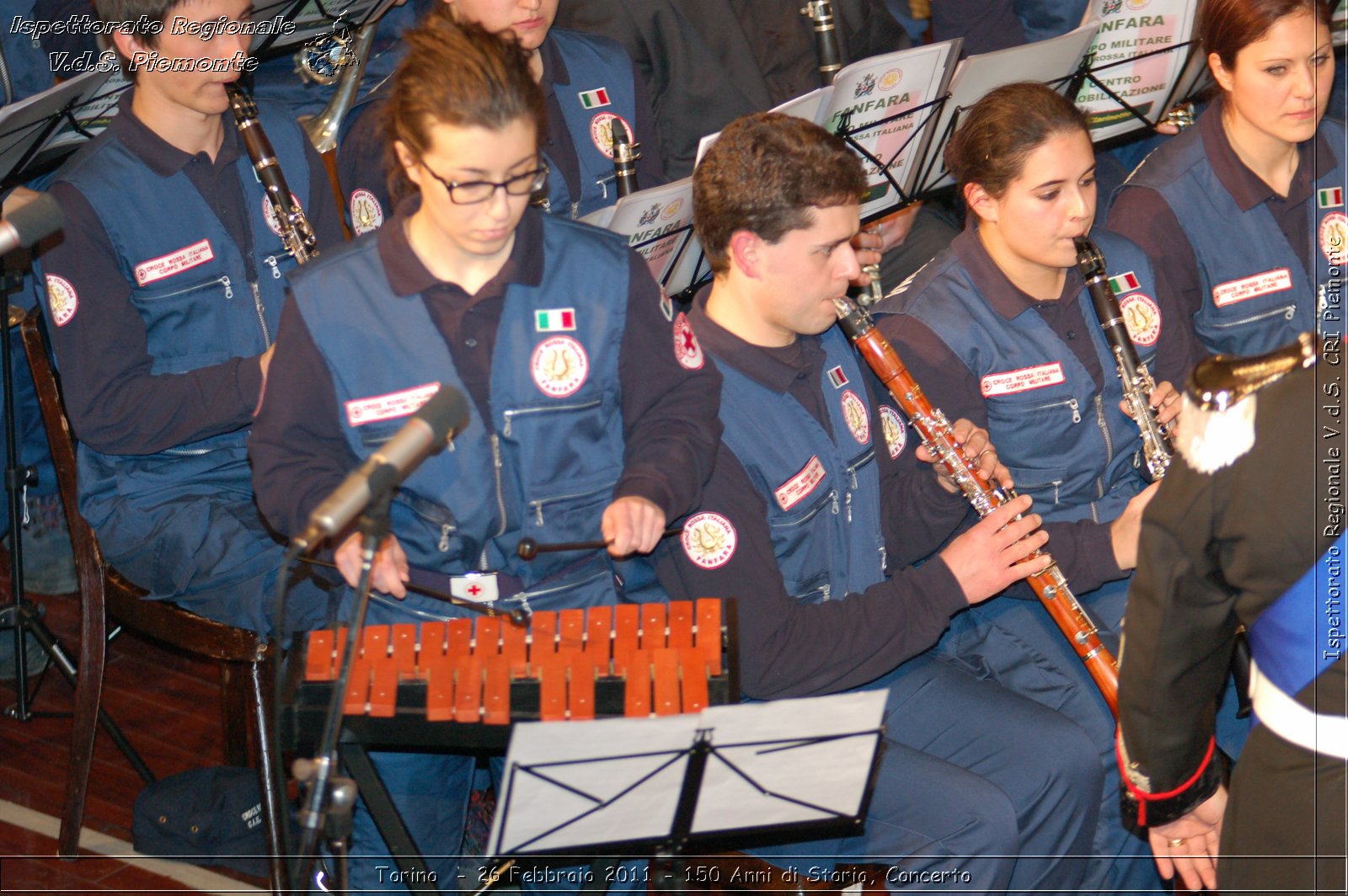 Torino  - 26 Febbraio 2011 - 150 Anni di Storia, Concerto -  Croce Rossa Italiana - Ispettorato Regionale Volontari del Soccorso Piemonte