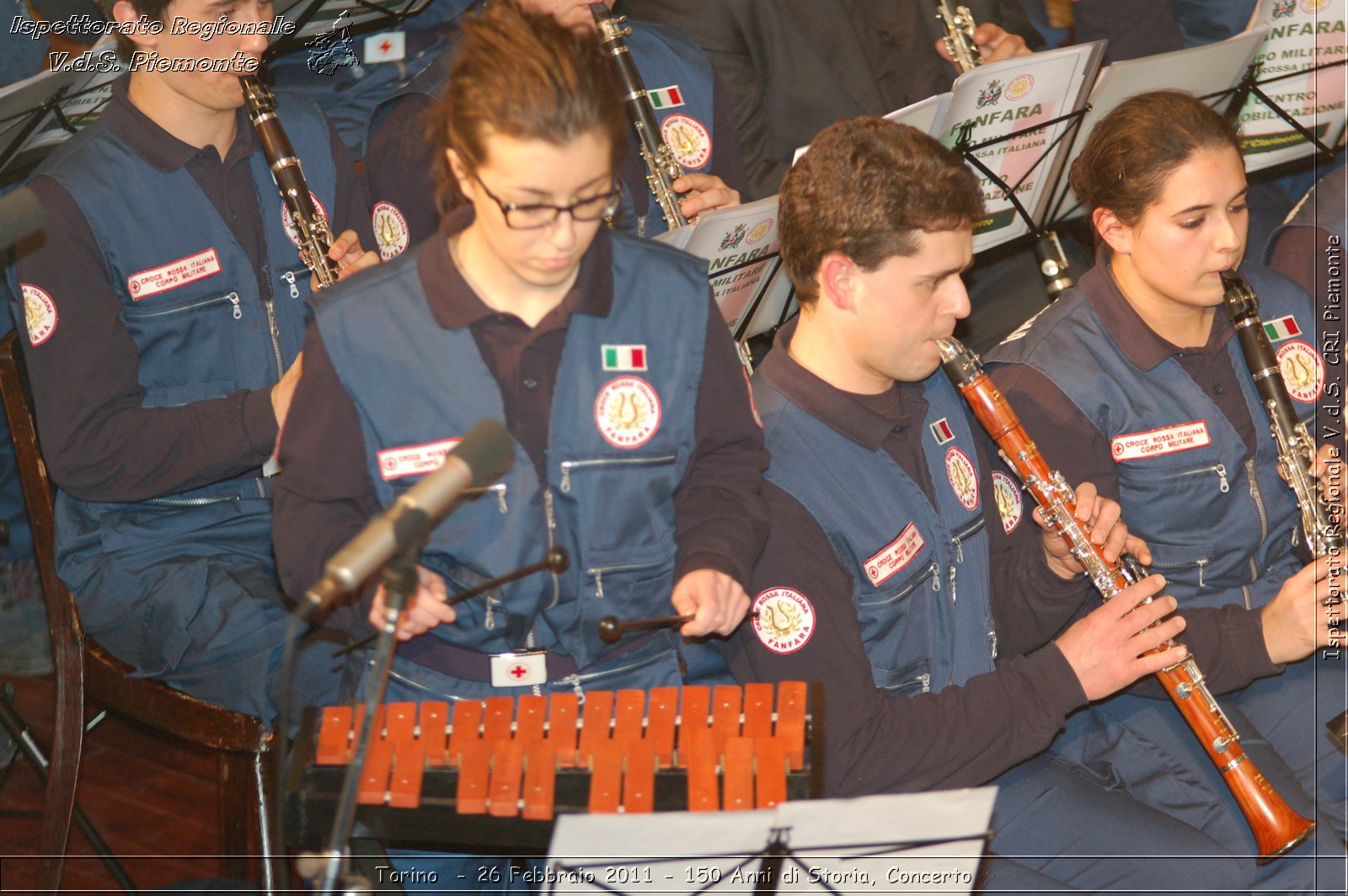 Torino  - 26 Febbraio 2011 - 150 Anni di Storia, Concerto -  Croce Rossa Italiana - Ispettorato Regionale Volontari del Soccorso Piemonte