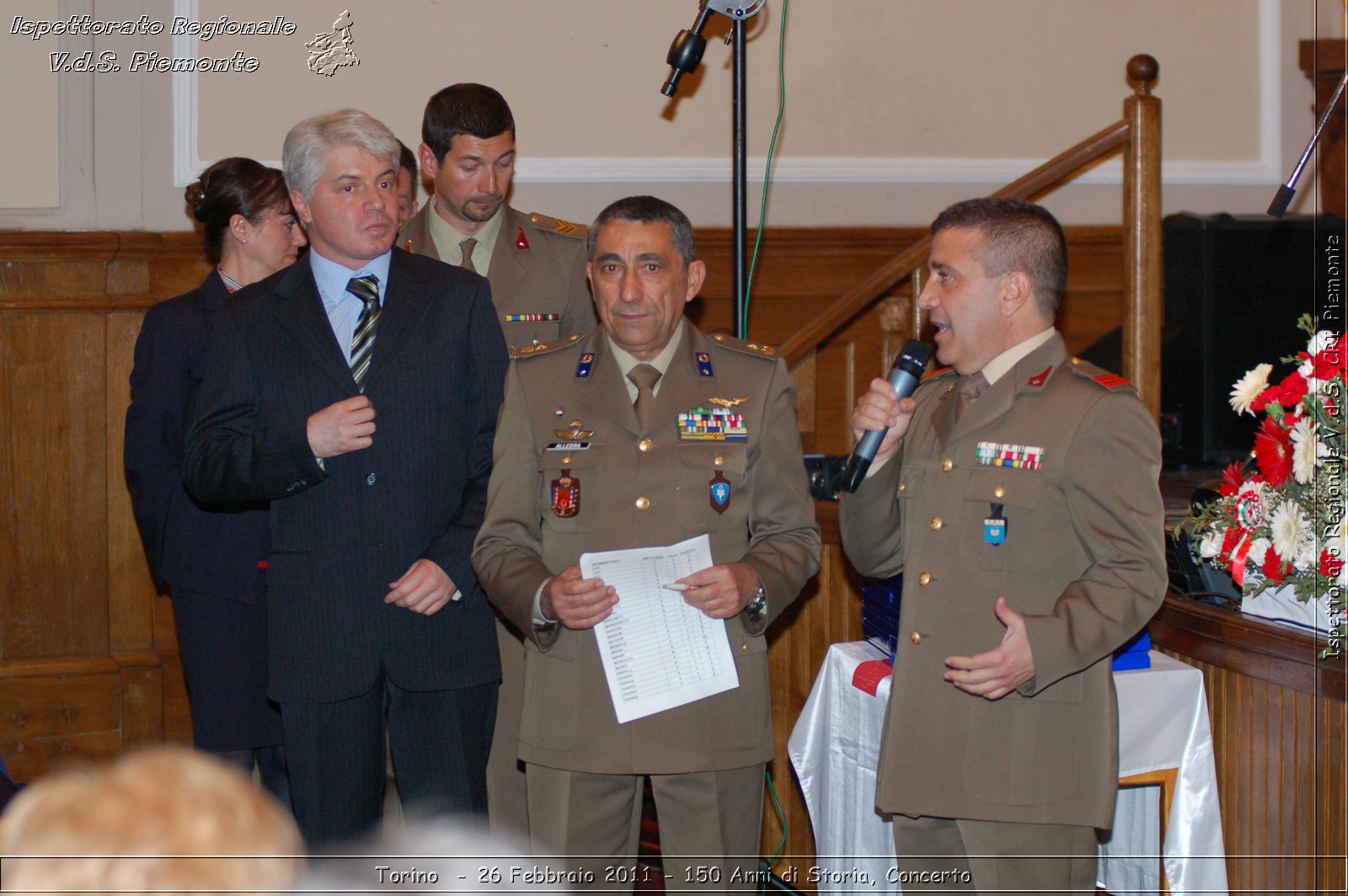 Torino  - 26 Febbraio 2011 - 150 Anni di Storia, Concerto -  Croce Rossa Italiana - Ispettorato Regionale Volontari del Soccorso Piemonte