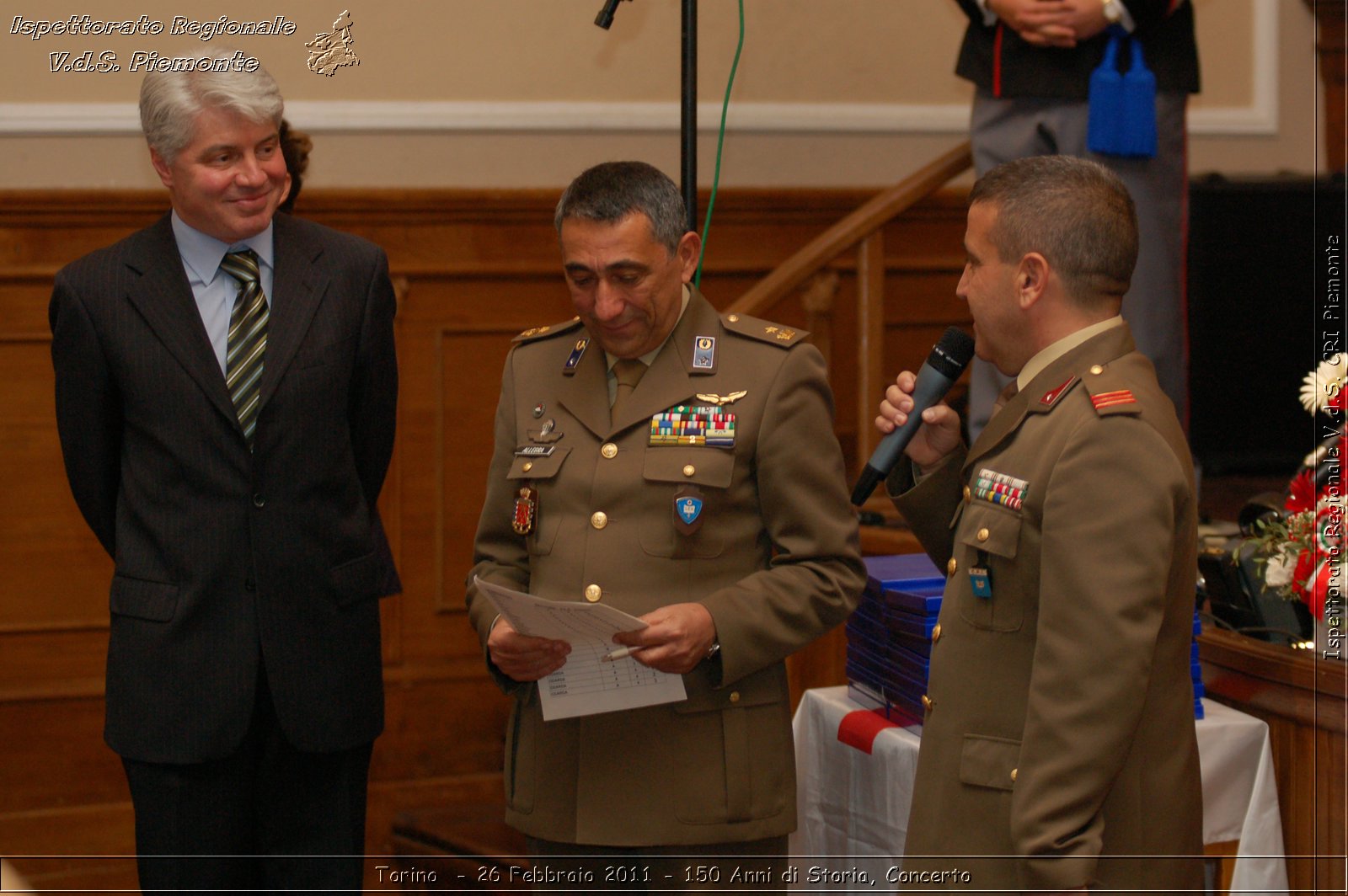 Torino  - 26 Febbraio 2011 - 150 Anni di Storia, Concerto -  Croce Rossa Italiana - Ispettorato Regionale Volontari del Soccorso Piemonte