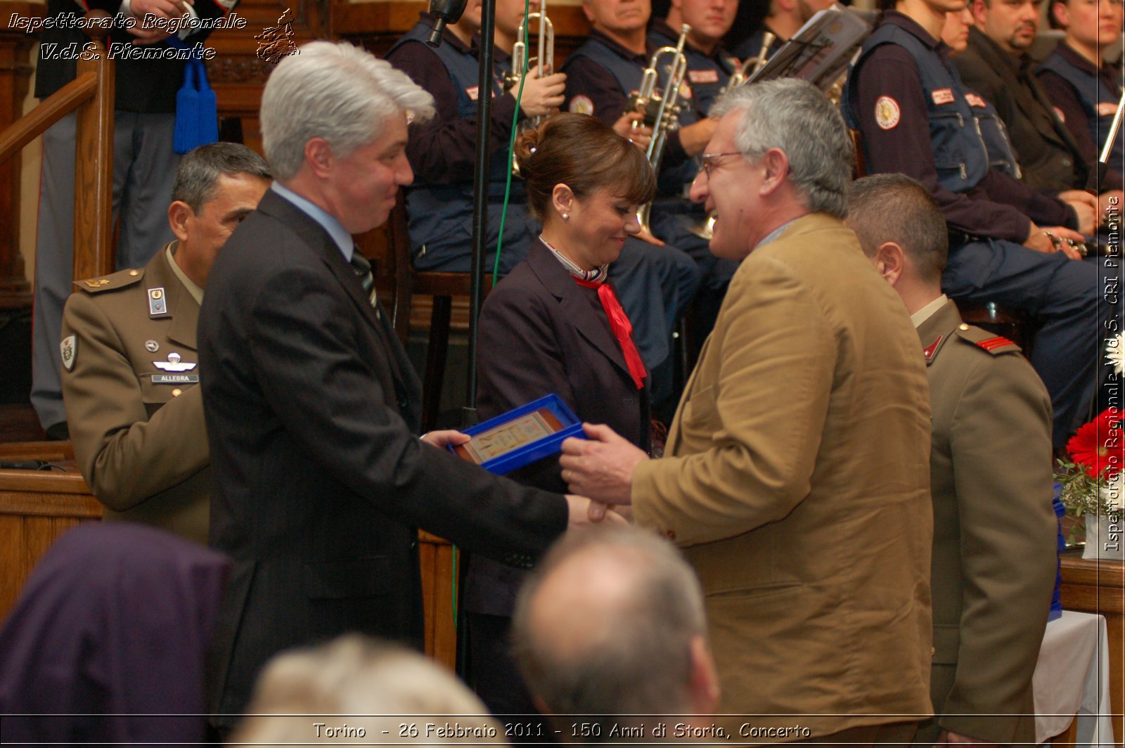 Torino  - 26 Febbraio 2011 - 150 Anni di Storia, Concerto -  Croce Rossa Italiana - Ispettorato Regionale Volontari del Soccorso Piemonte