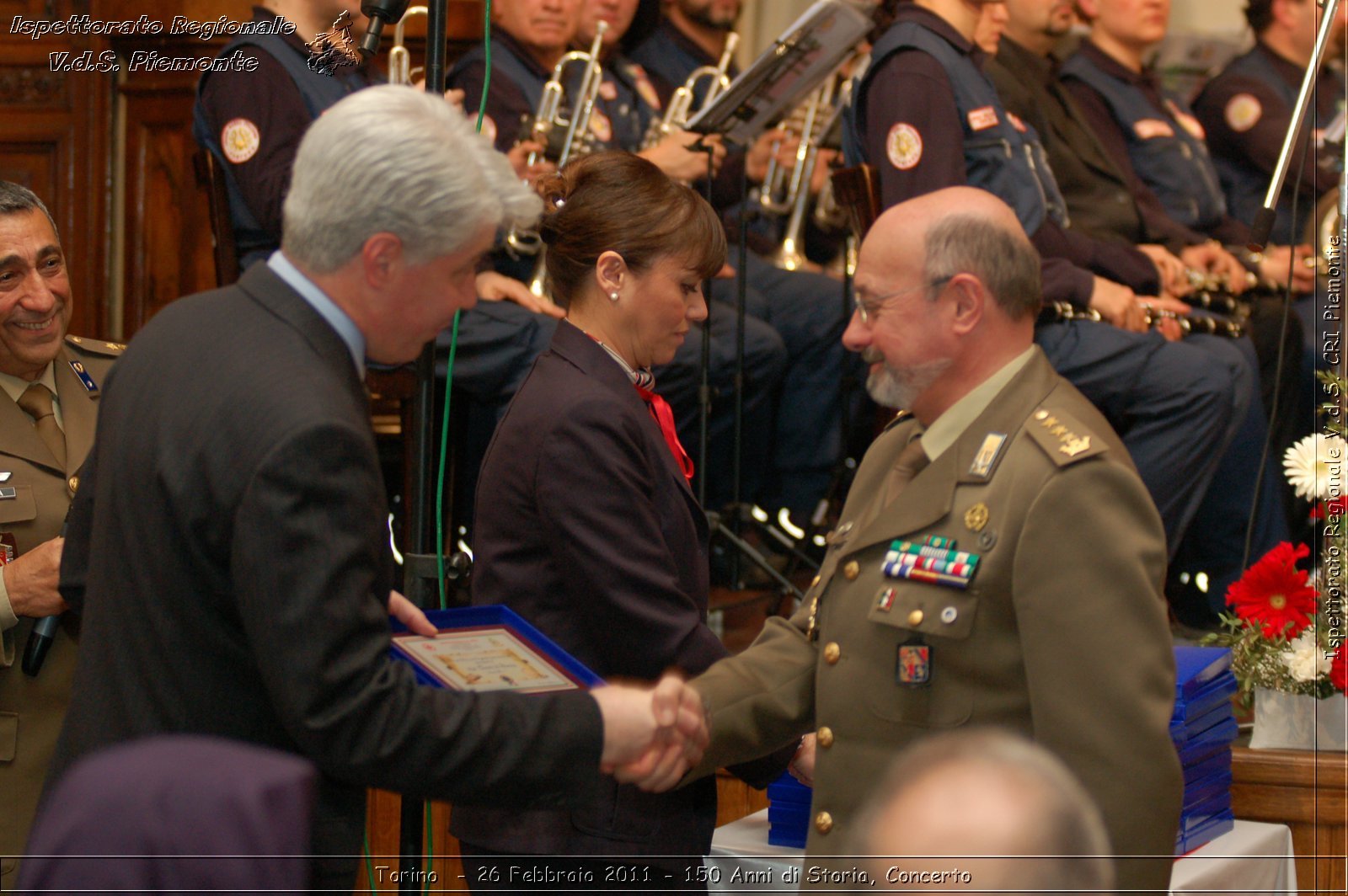 Torino  - 26 Febbraio 2011 - 150 Anni di Storia, Concerto -  Croce Rossa Italiana - Ispettorato Regionale Volontari del Soccorso Piemonte