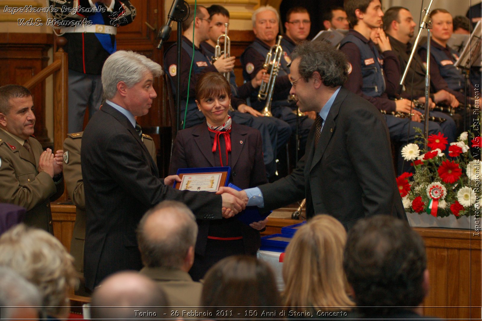 Torino  - 26 Febbraio 2011 - 150 Anni di Storia, Concerto -  Croce Rossa Italiana - Ispettorato Regionale Volontari del Soccorso Piemonte